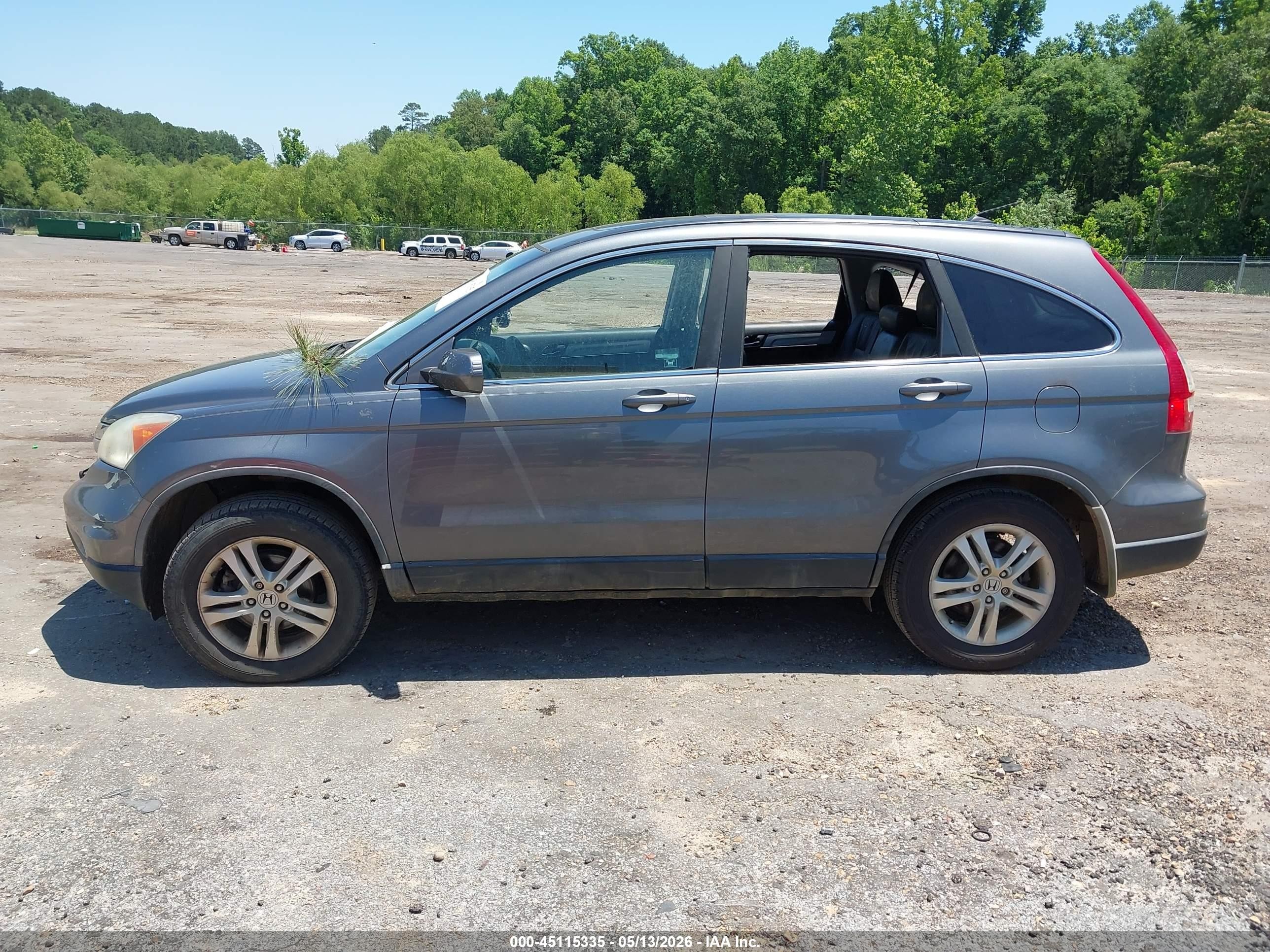 2010 Honda Cr-v Ex-l Gray vin: 5J6RE3H70AL018066