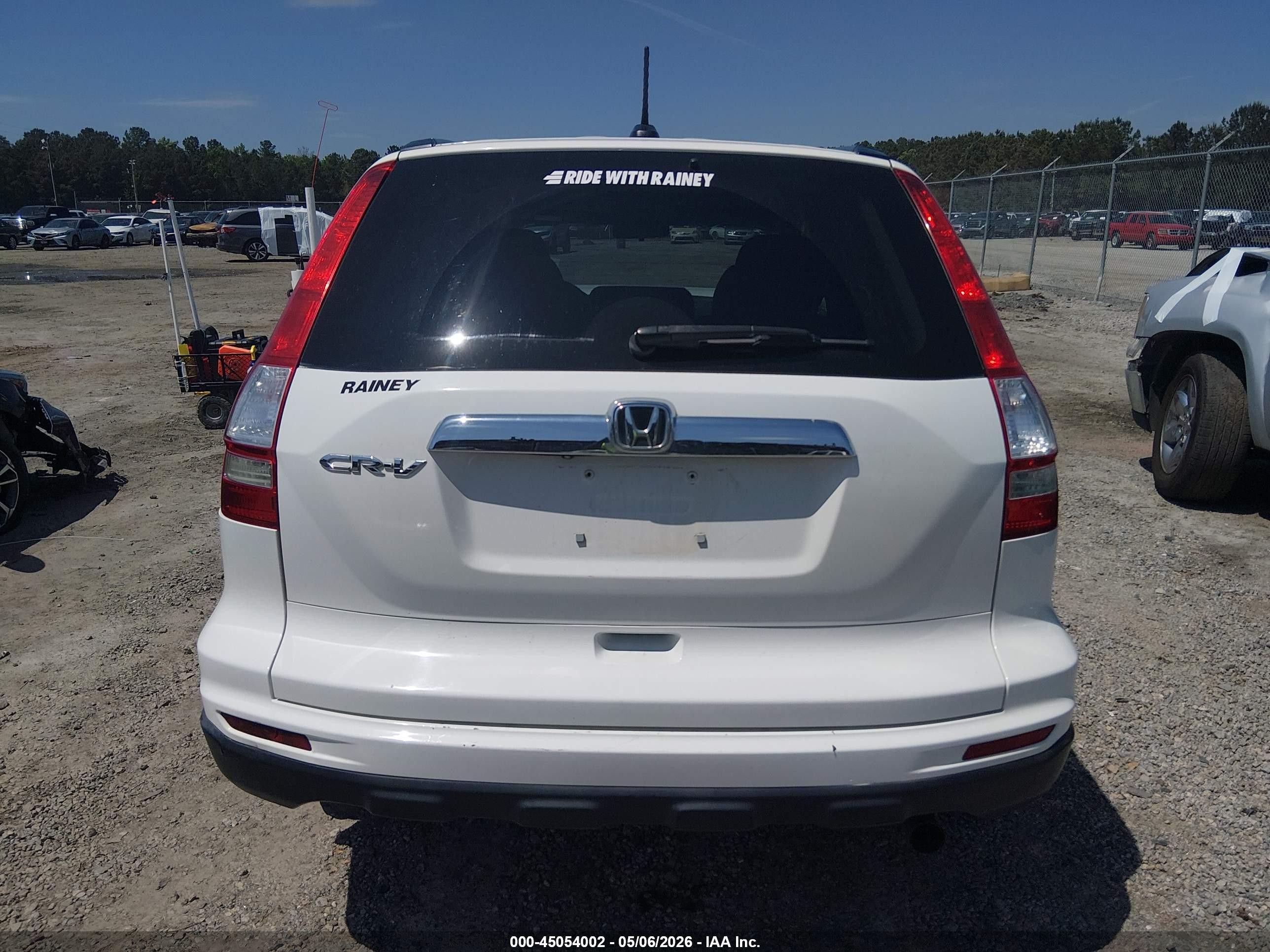 2010 Honda Cr-v Ex-l White vin: 5J6RE3H70AL026894