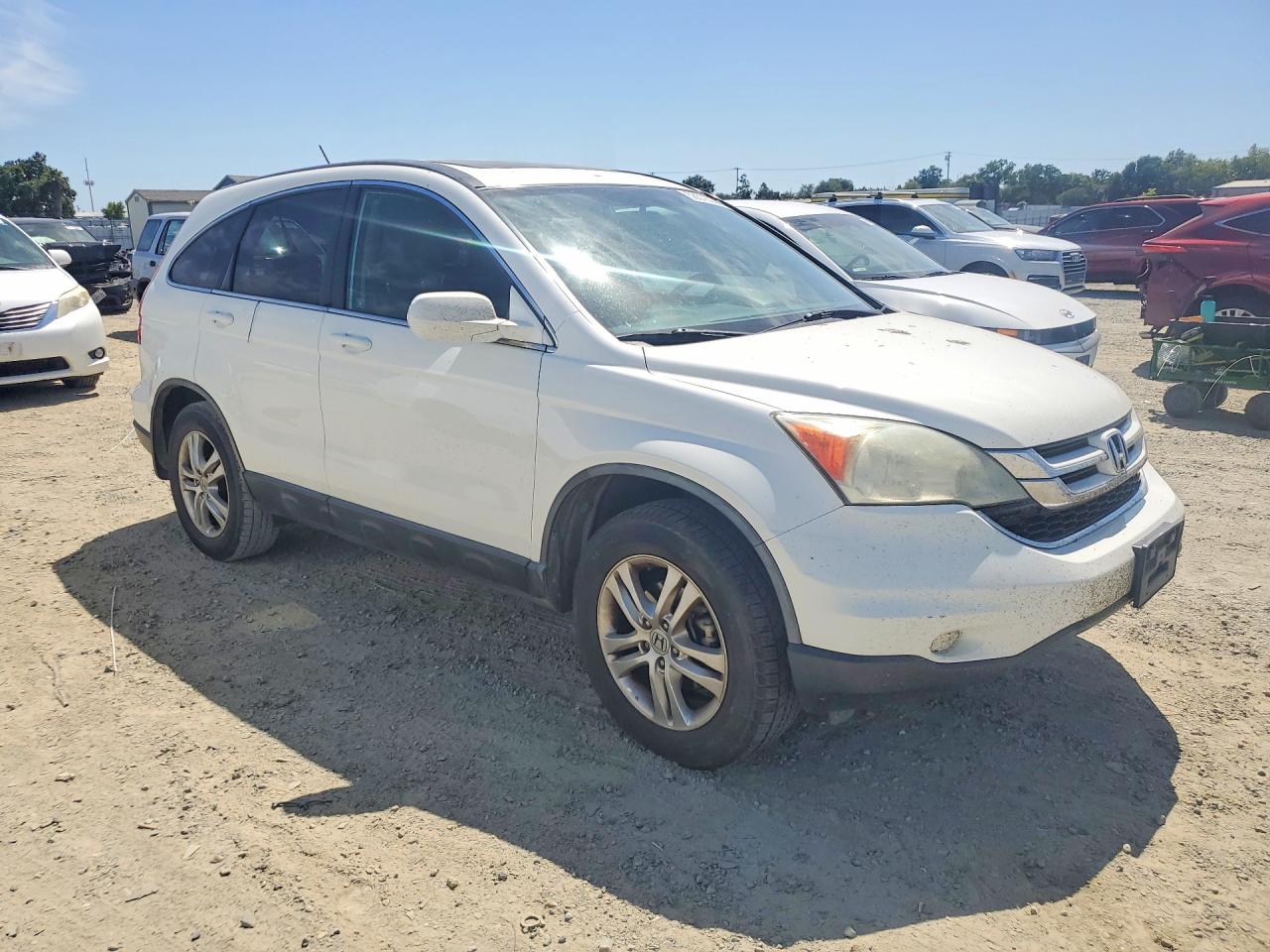 2010 Honda Cr-v Exl Белый vin: 5J6RE3H70AL033733