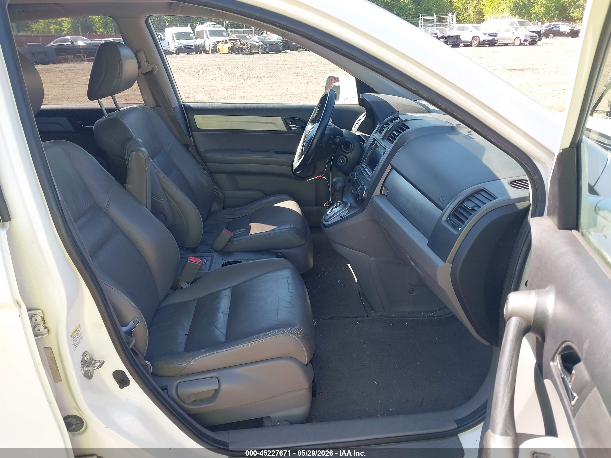 2010 Honda Cr-v Ex-l Белый vin: 5J6RE3H70AL046823