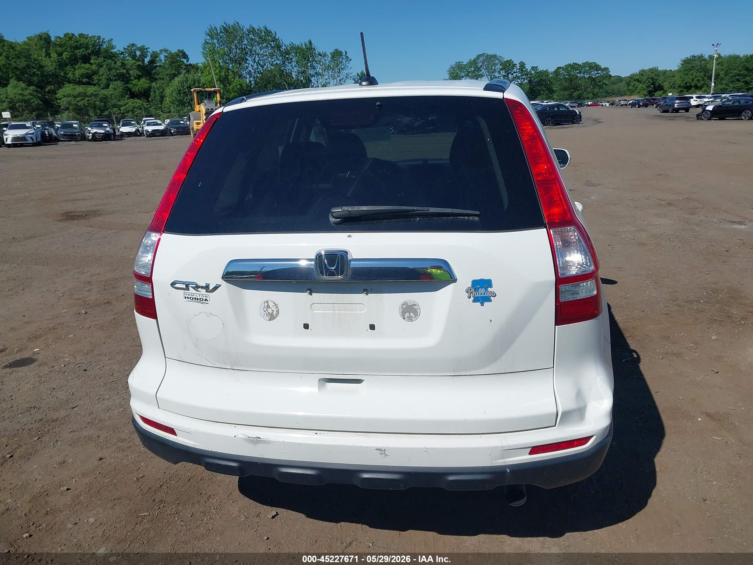 2010 Honda Cr-v Ex-l Белый vin: 5J6RE3H70AL046823