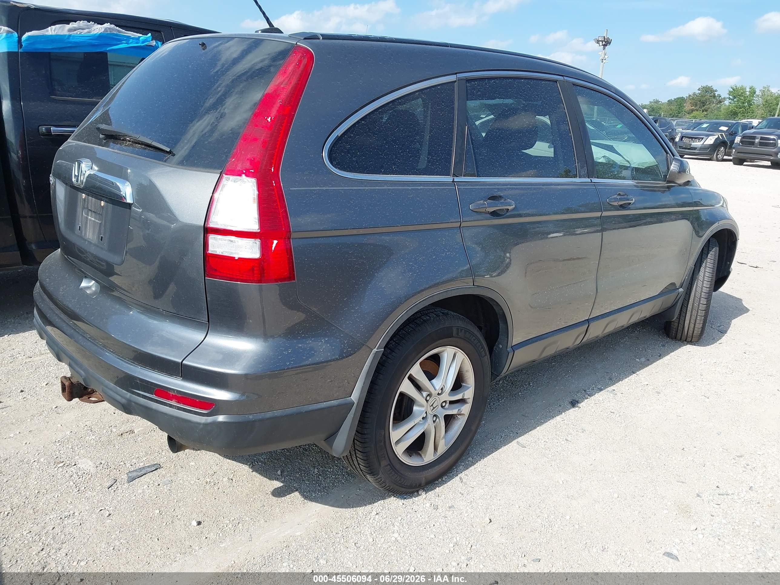 2011 Honda Cr-v Ex-l Gray vin: 5J6RE3H70BL025987