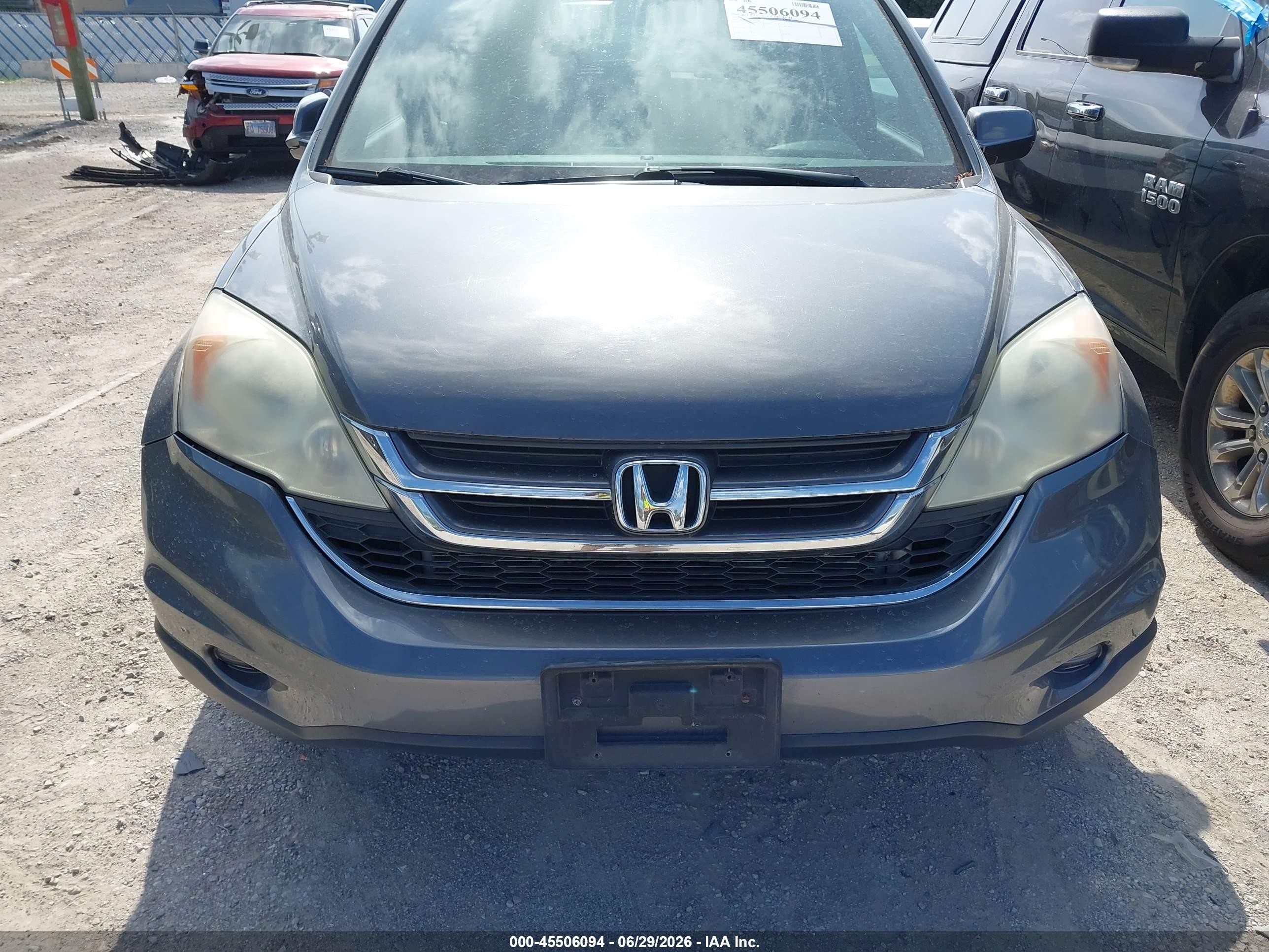2011 Honda Cr-v Ex-l Gray vin: 5J6RE3H70BL025987