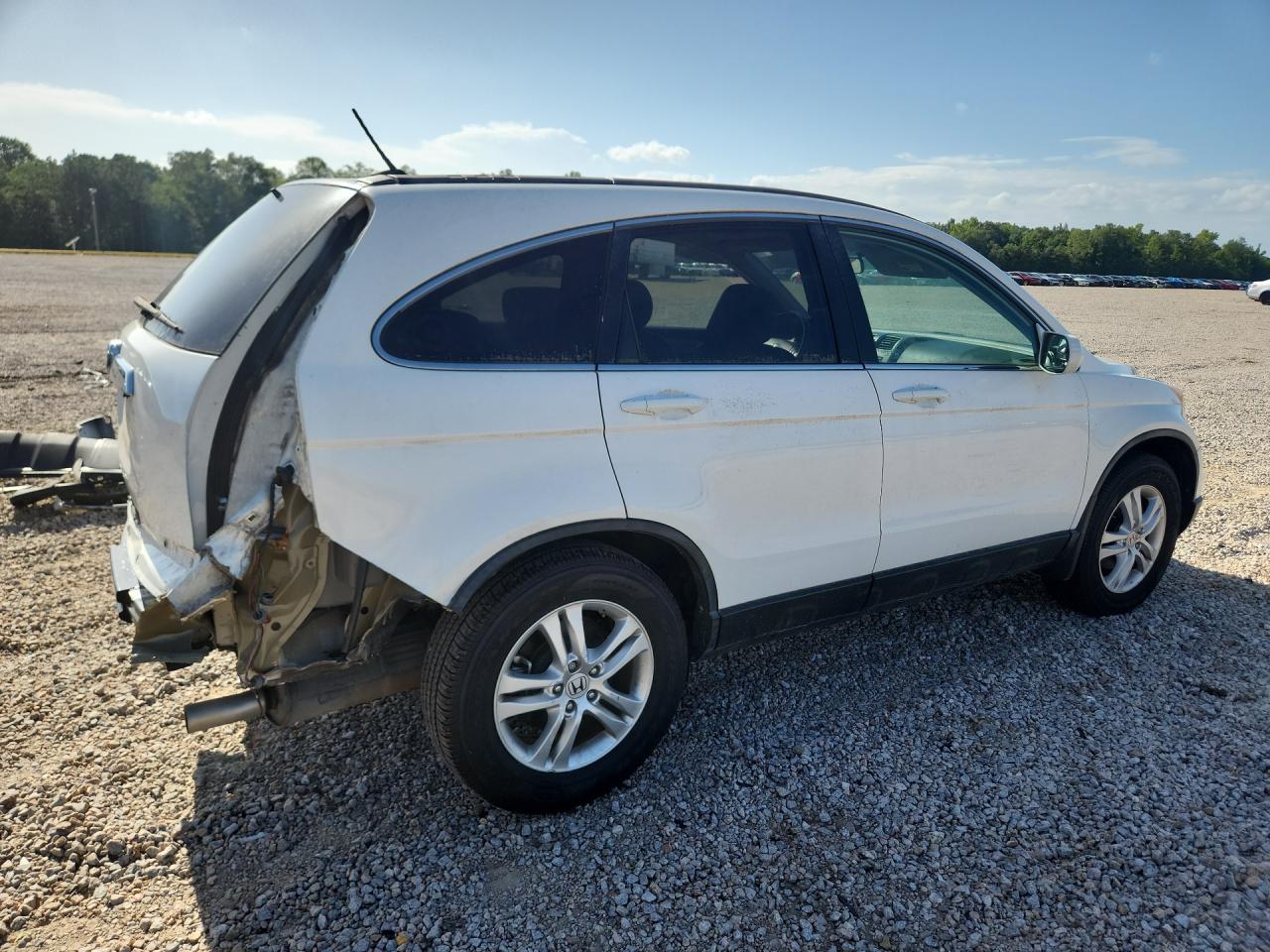 2011 Honda Cr-v Exl White vin: 5J6RE3H70BL026704
