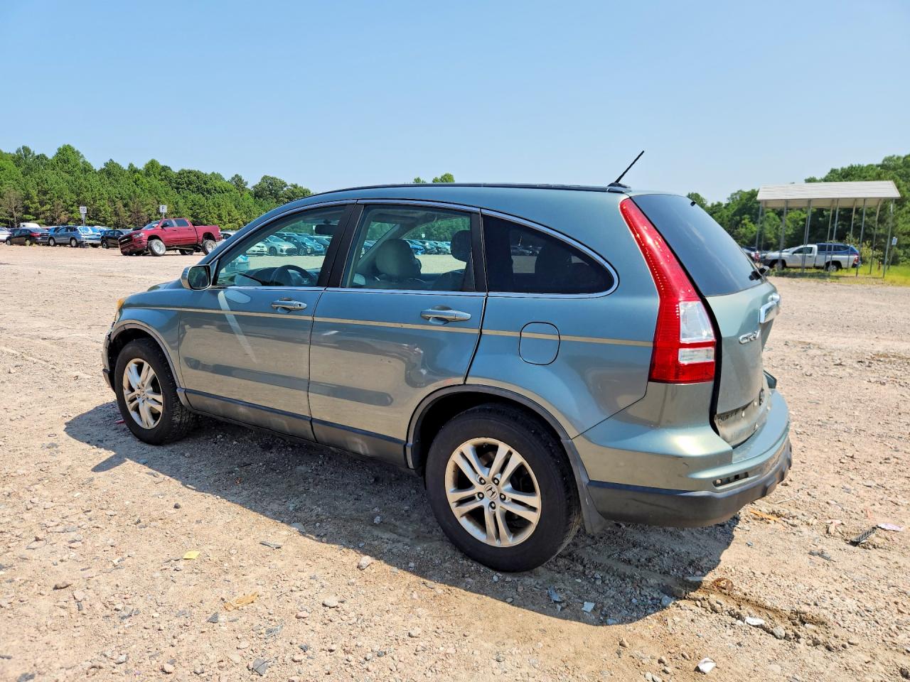 2011 Honda Cr-v Exl Teal vin: 5J6RE3H70BL027335