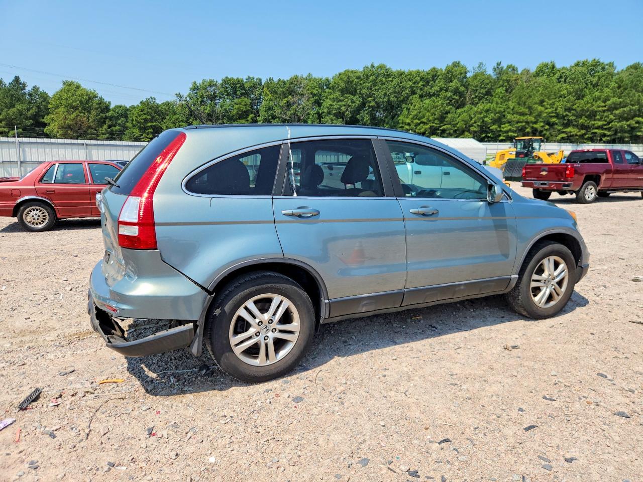 2011 Honda Cr-v Exl Teal vin: 5J6RE3H70BL027335