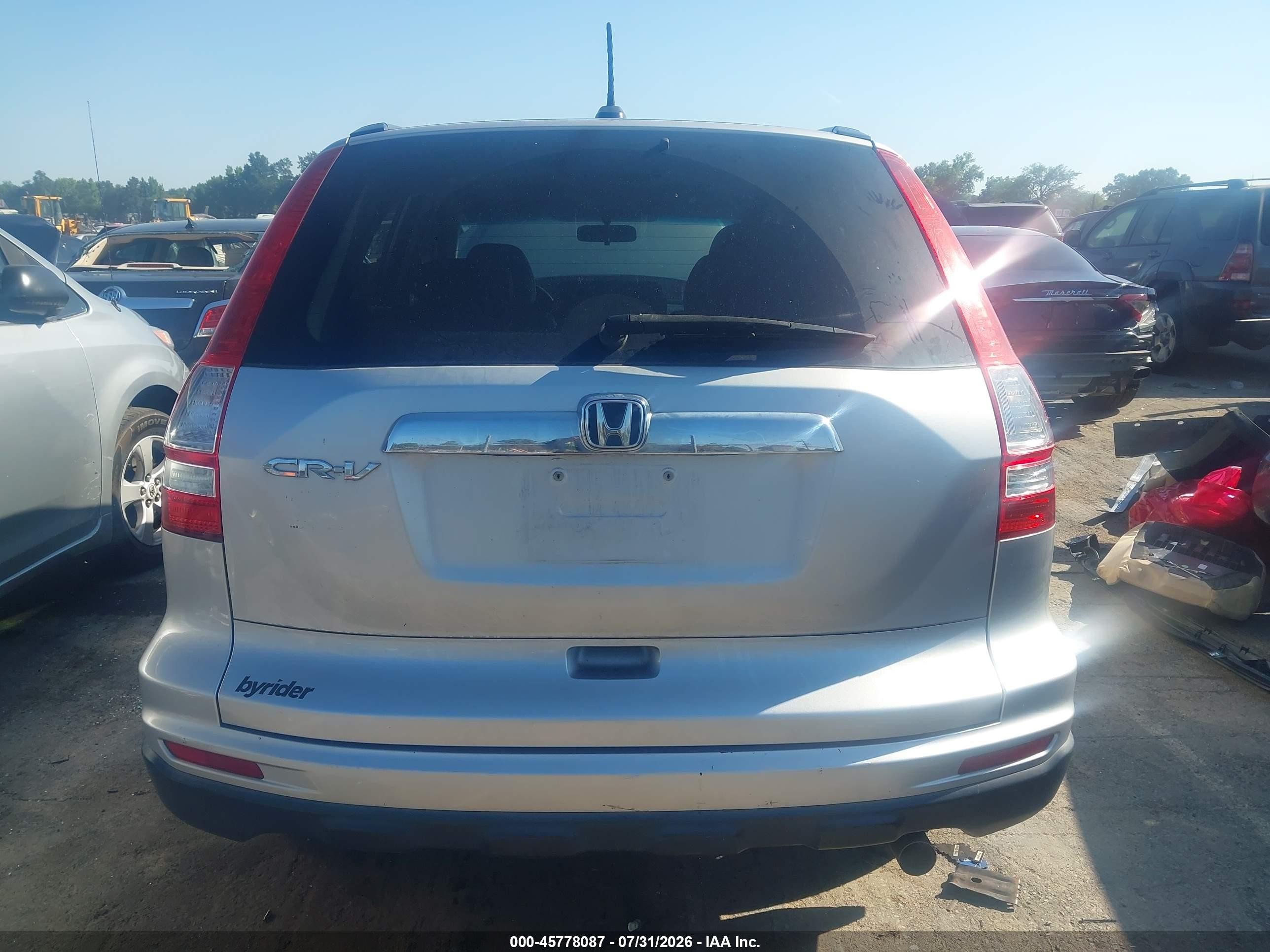 2010 Honda Cr-v Ex-l Silver vin: 5J6RE3H71AL035085