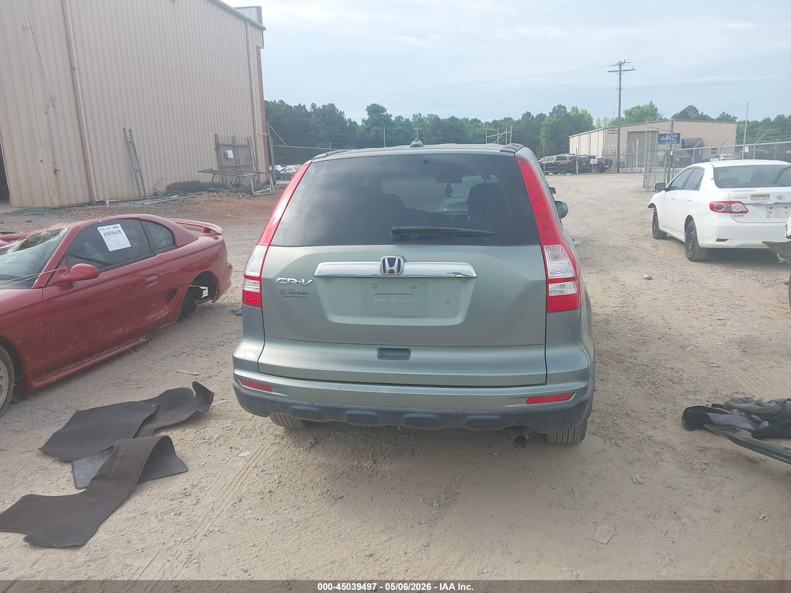 2010 Honda Cr-v Ex-l Зеленый vin: 5J6RE3H71AL045048