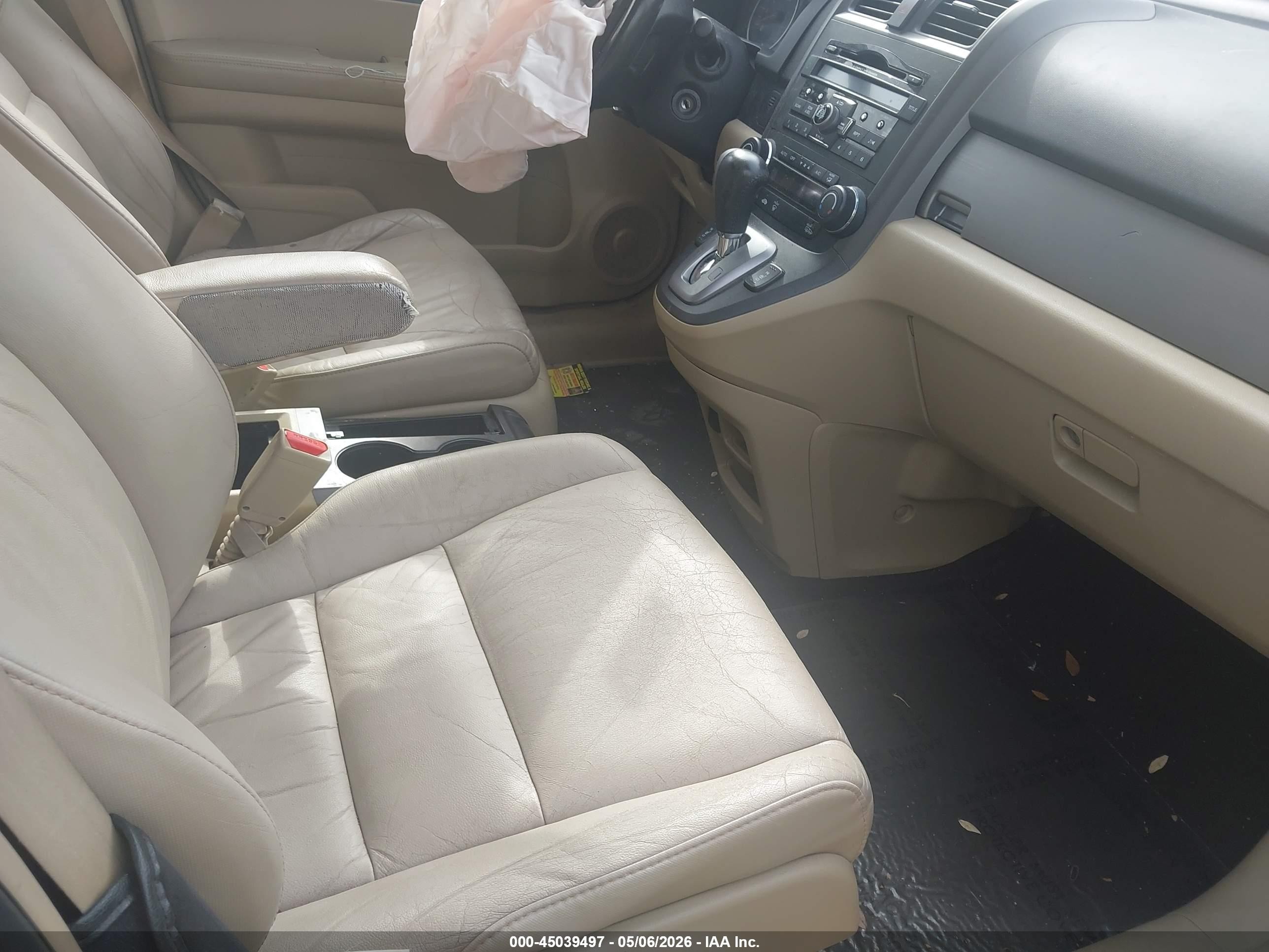 2010 Honda Cr-v Ex-l Зеленый vin: 5J6RE3H71AL045048