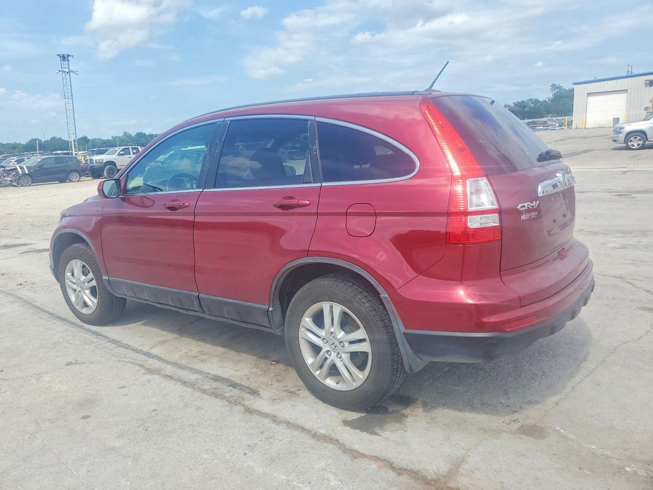 2010 Honda Cr-v Exl Maroon vin: 5J6RE3H71AL047138