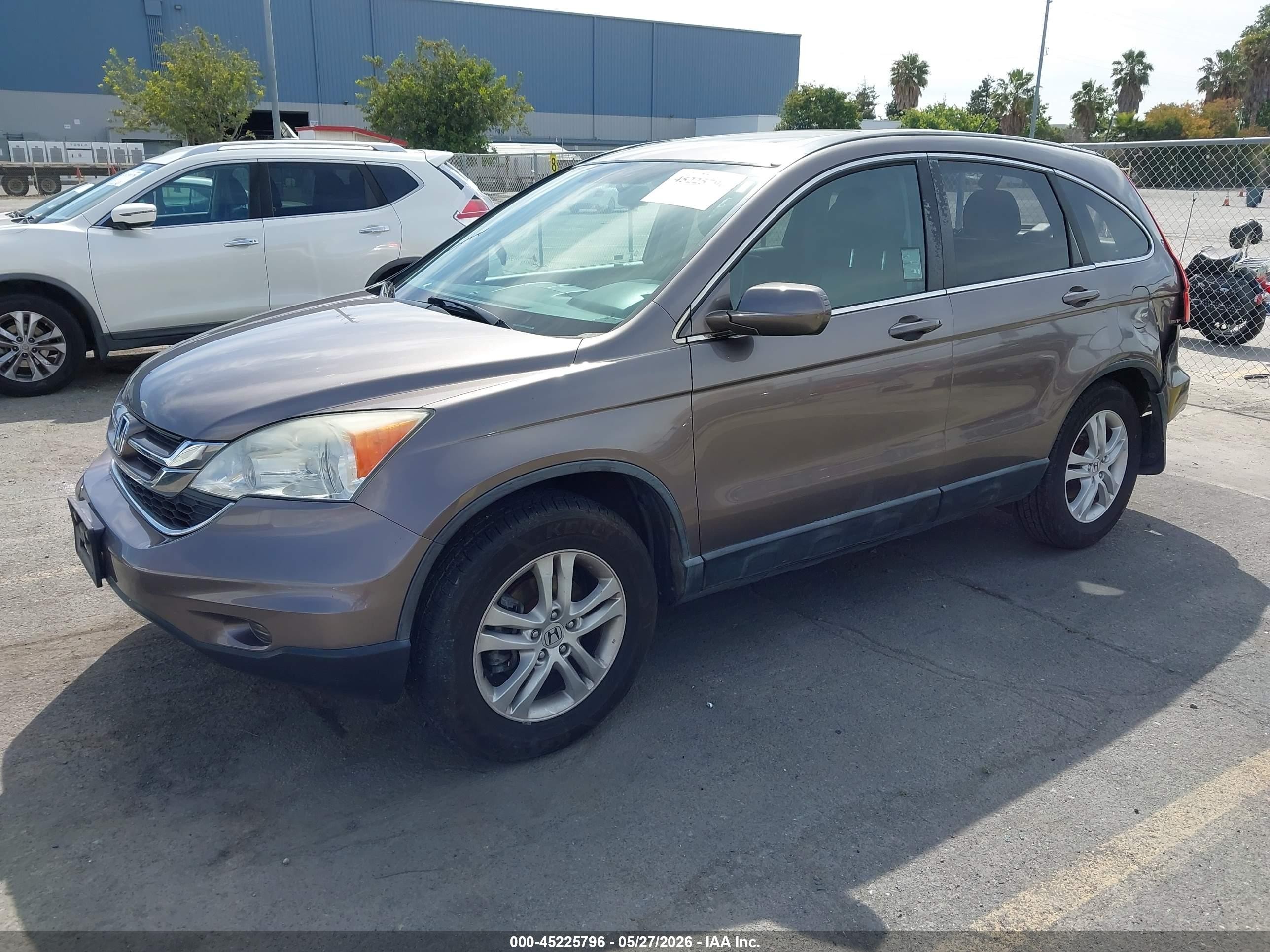 2011 Honda Cr-v Ex-l Brown vin: 5J6RE3H71BL036819