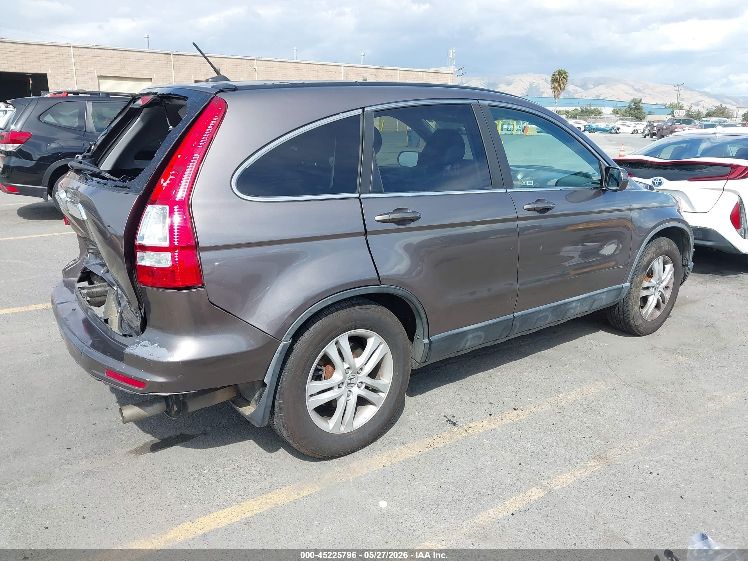 2011 Honda Cr-v Ex-l Brown vin: 5J6RE3H71BL036819