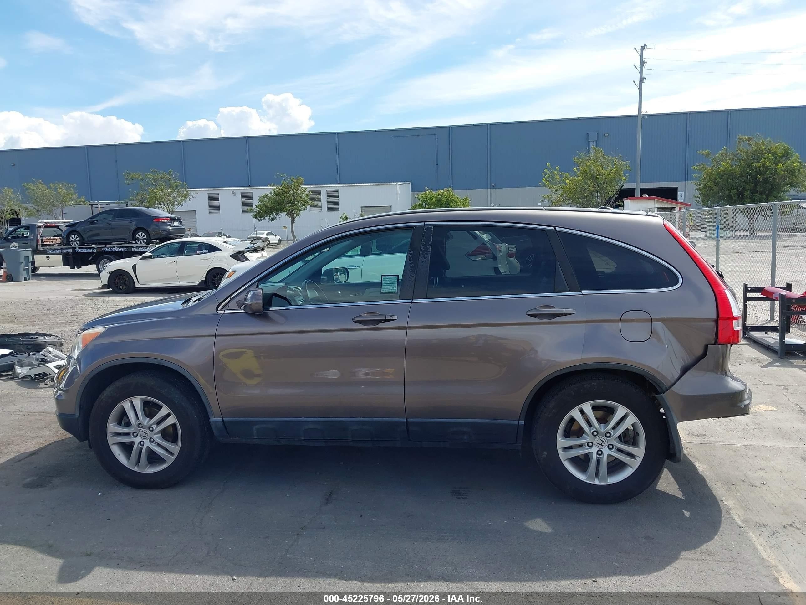 2011 Honda Cr-v Ex-l Brown vin: 5J6RE3H71BL036819