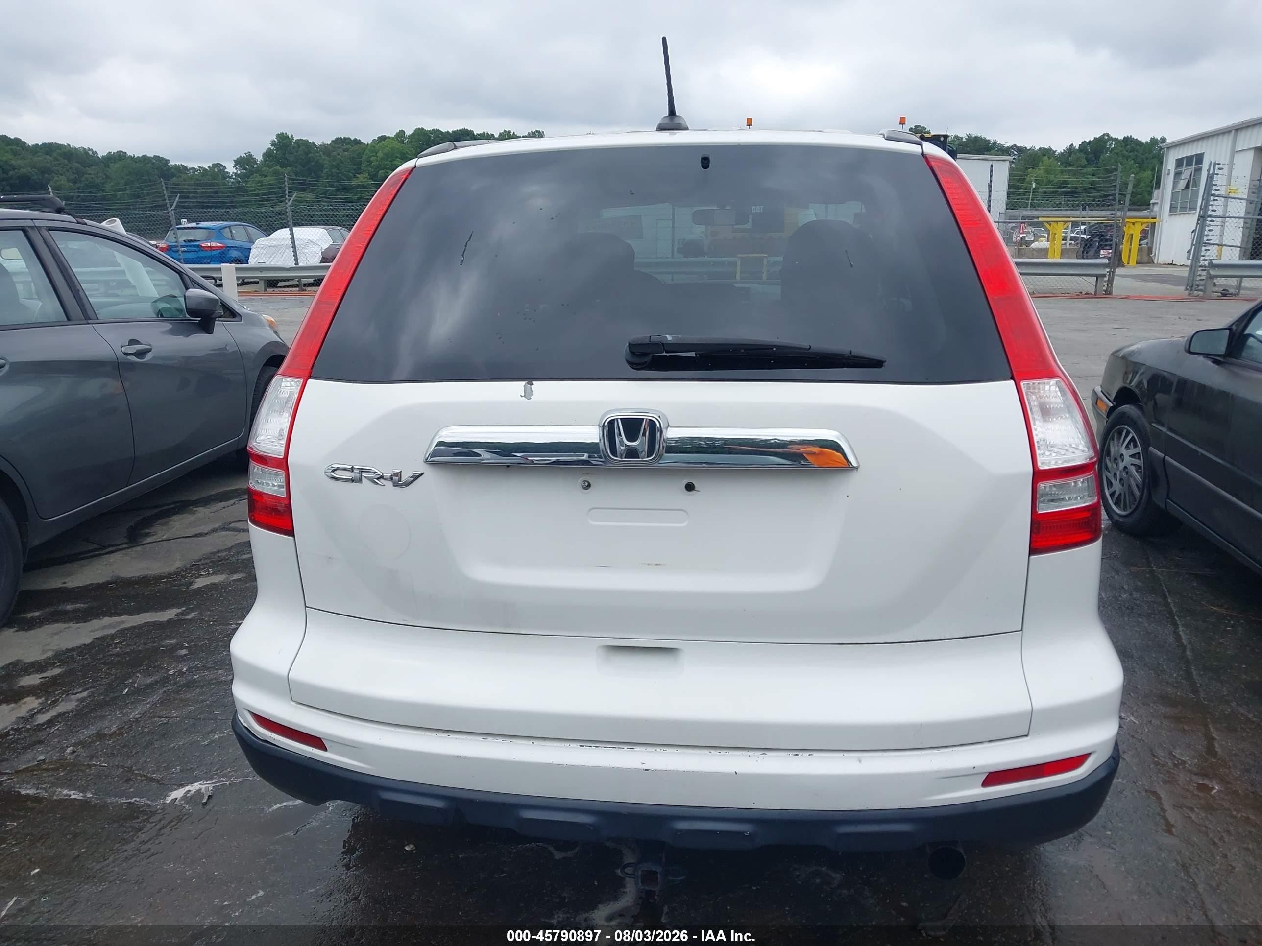2010 Honda Cr-v Ex-l White vin: 5J6RE3H72AL009725