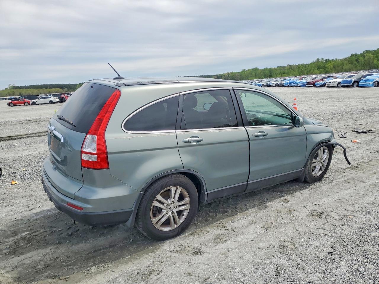 2010 Honda Cr-v Exl Green vin: 5J6RE3H72AL039310