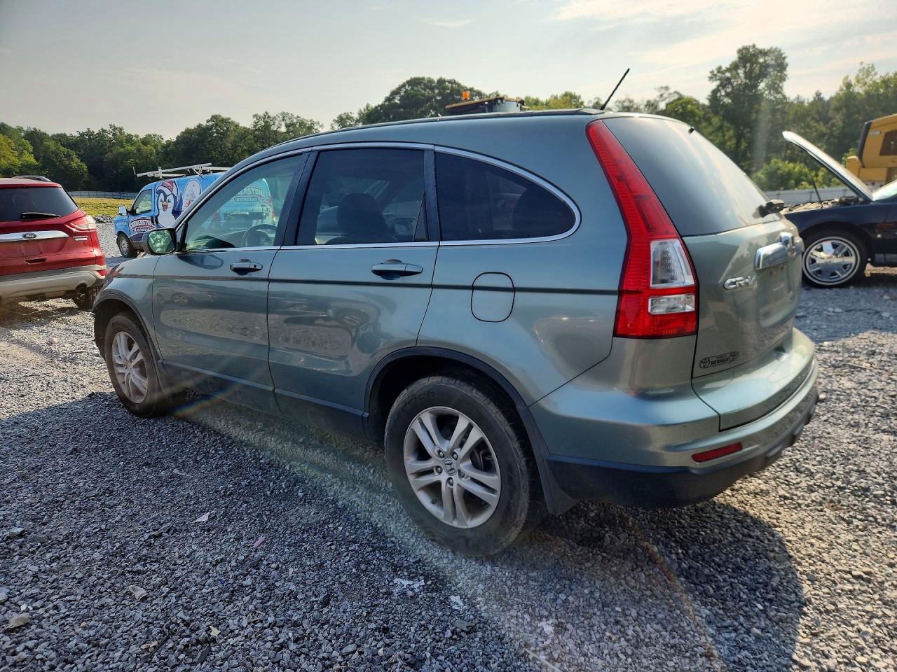 2010 Honda Cr-v Exl Blue vin: 5J6RE3H72AL045060