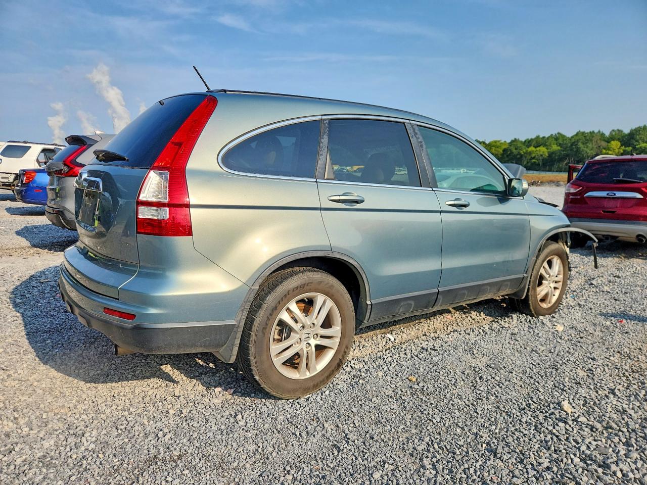 2010 Honda Cr-v Exl Blue vin: 5J6RE3H72AL045060