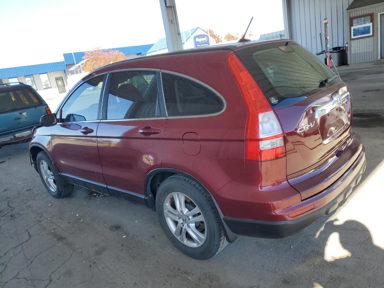 2010 Honda Cr-v Exl Red vin: 5J6RE3H72AL049920