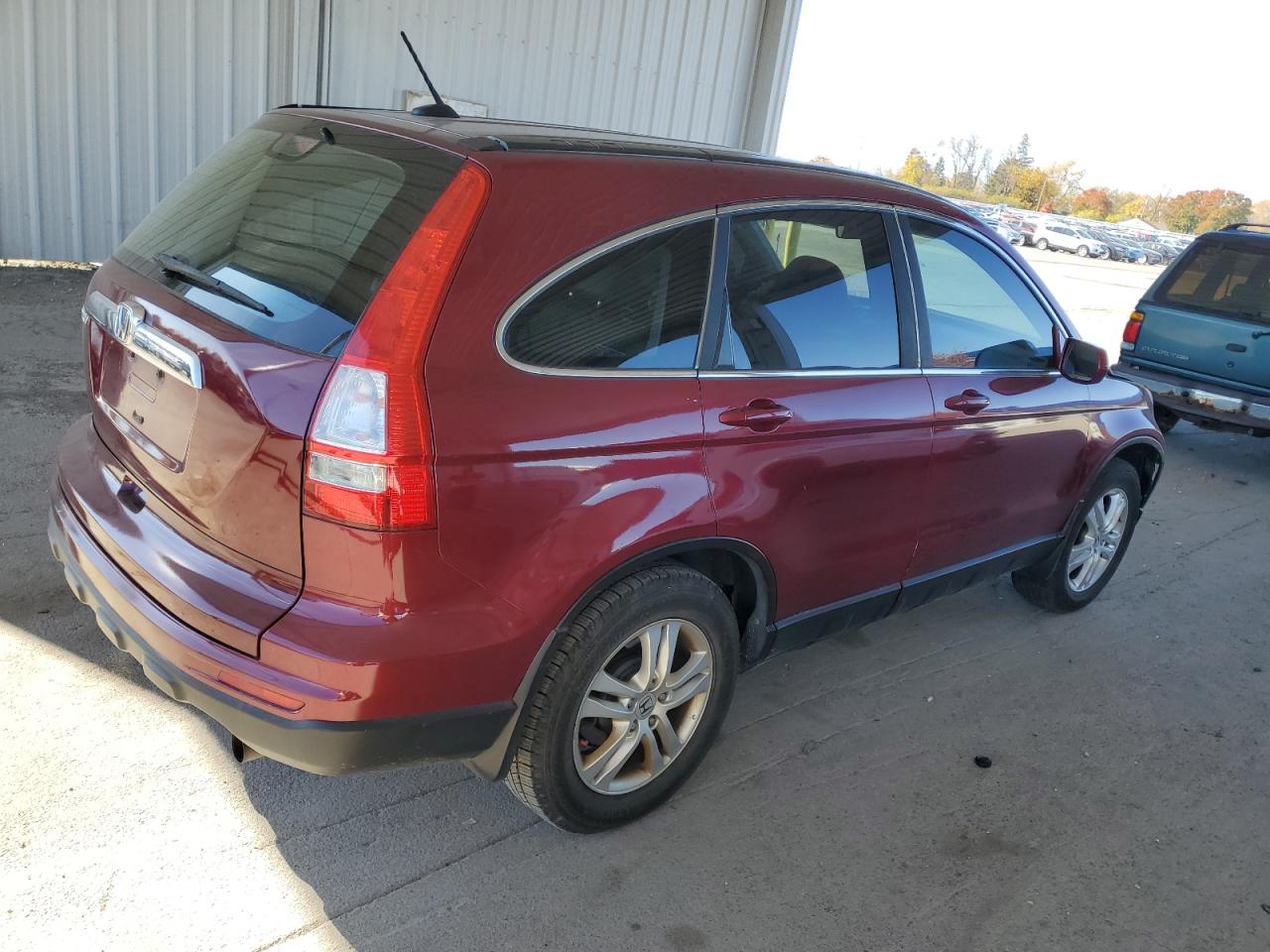 2010 Honda Cr-v Exl Red vin: 5J6RE3H72AL049920