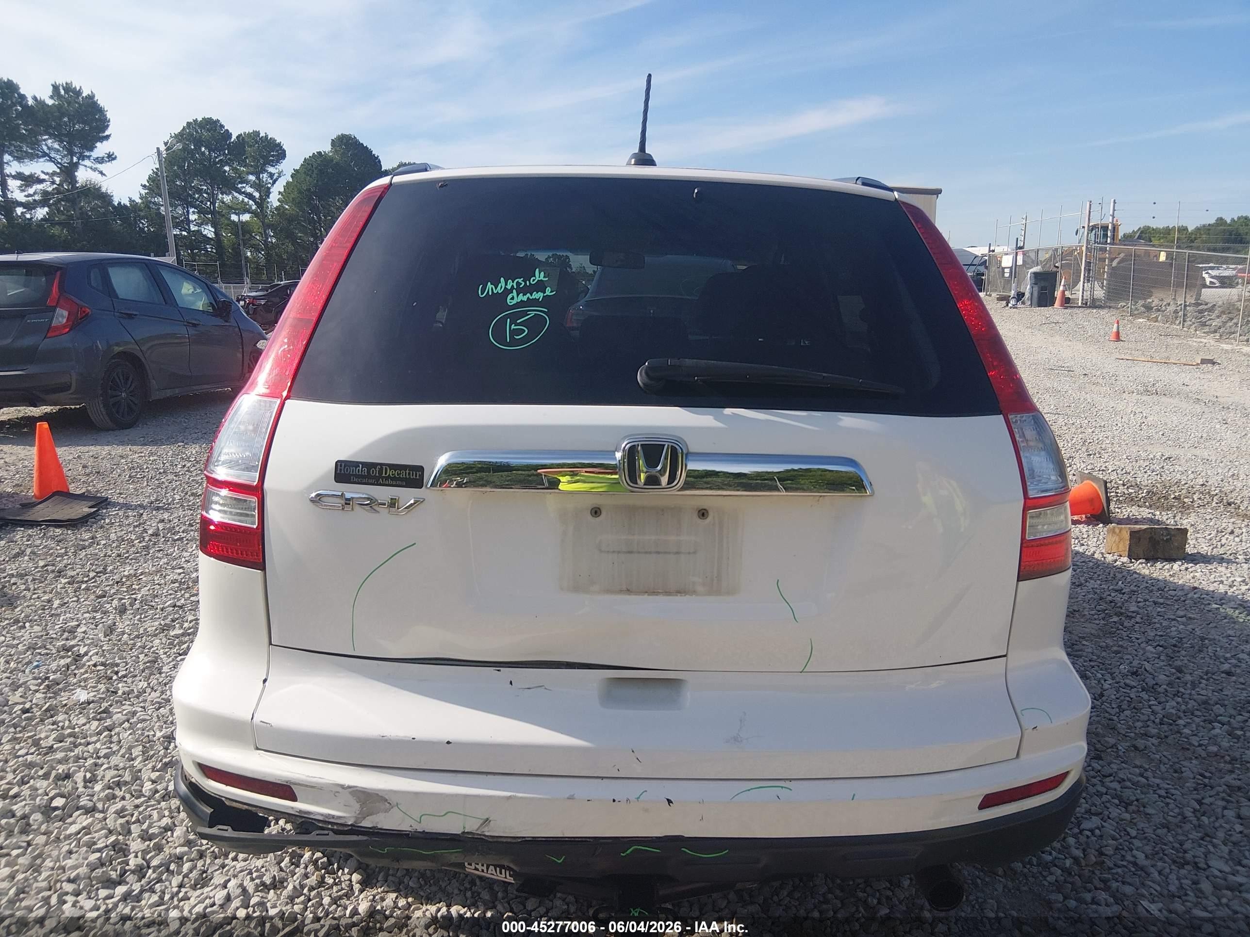 2011 Honda Cr-v Ex-l Белый vin: 5J6RE3H72BL008267