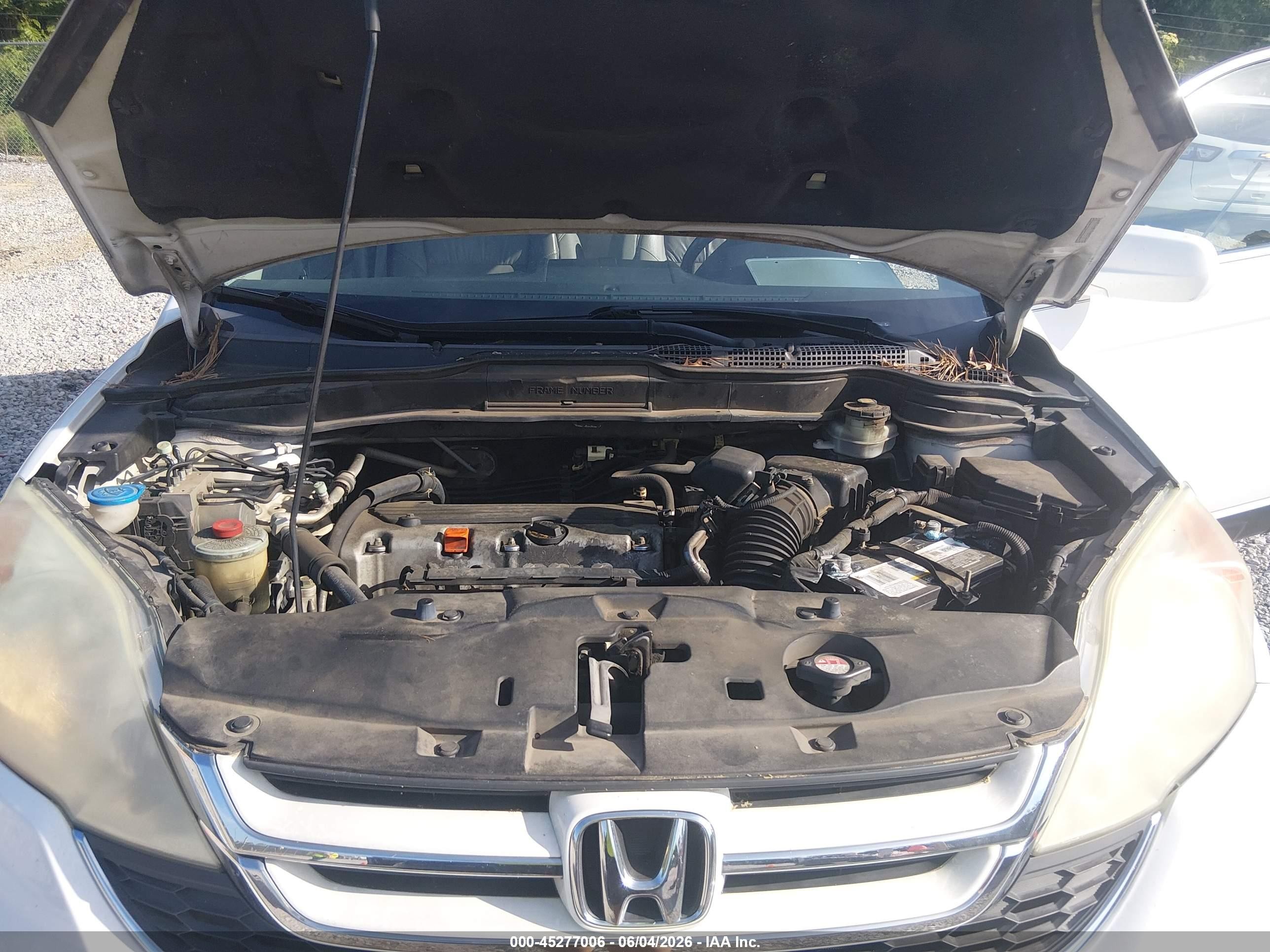 2011 Honda Cr-v Ex-l Белый vin: 5J6RE3H72BL008267