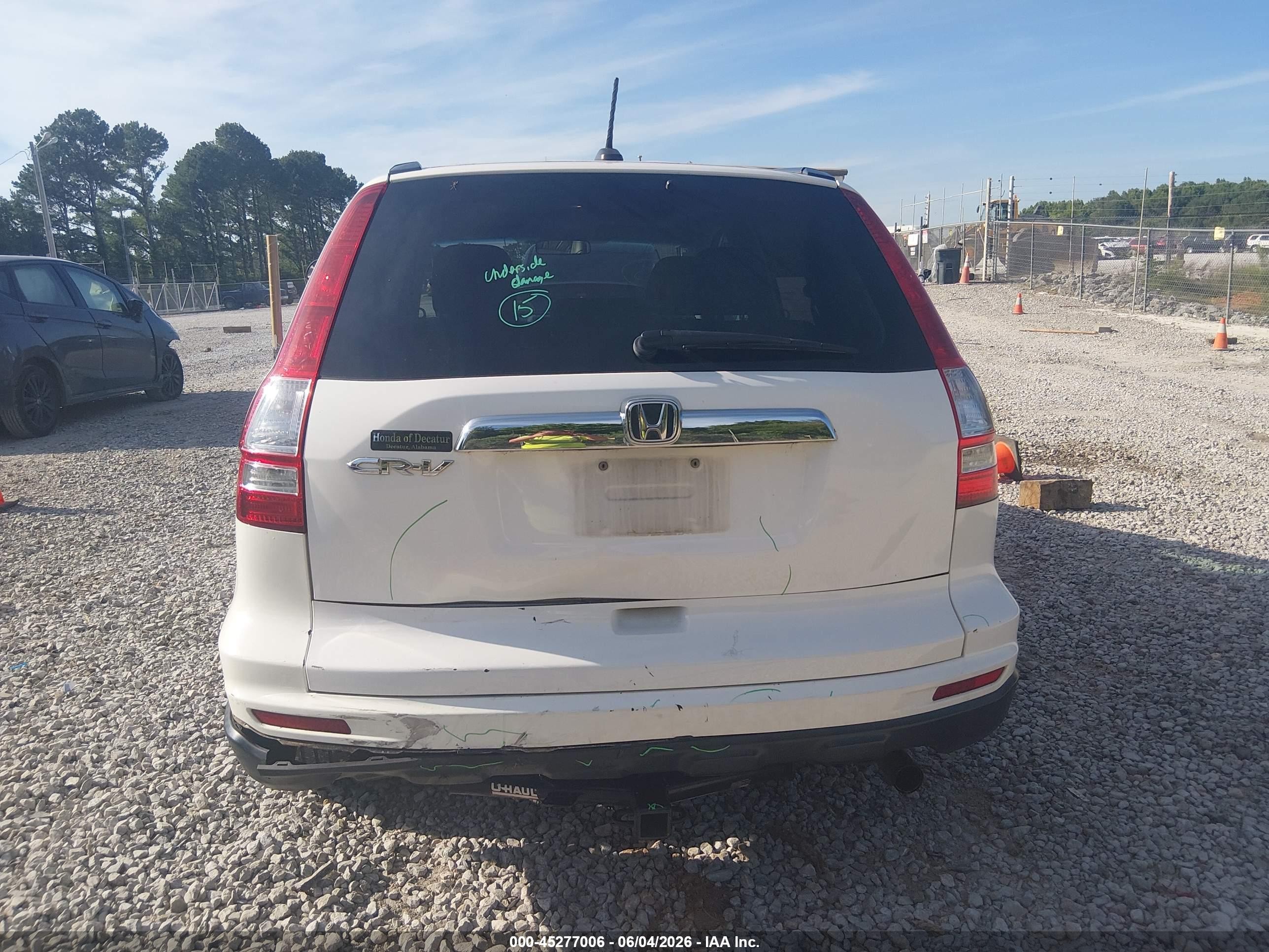 2011 Honda Cr-v Ex-l Белый vin: 5J6RE3H72BL008267