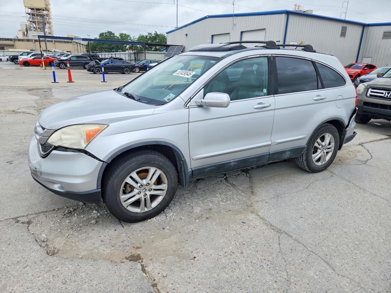 2011 Honda Cr-v Exl Gray vin: 5J6RE3H72BL013937