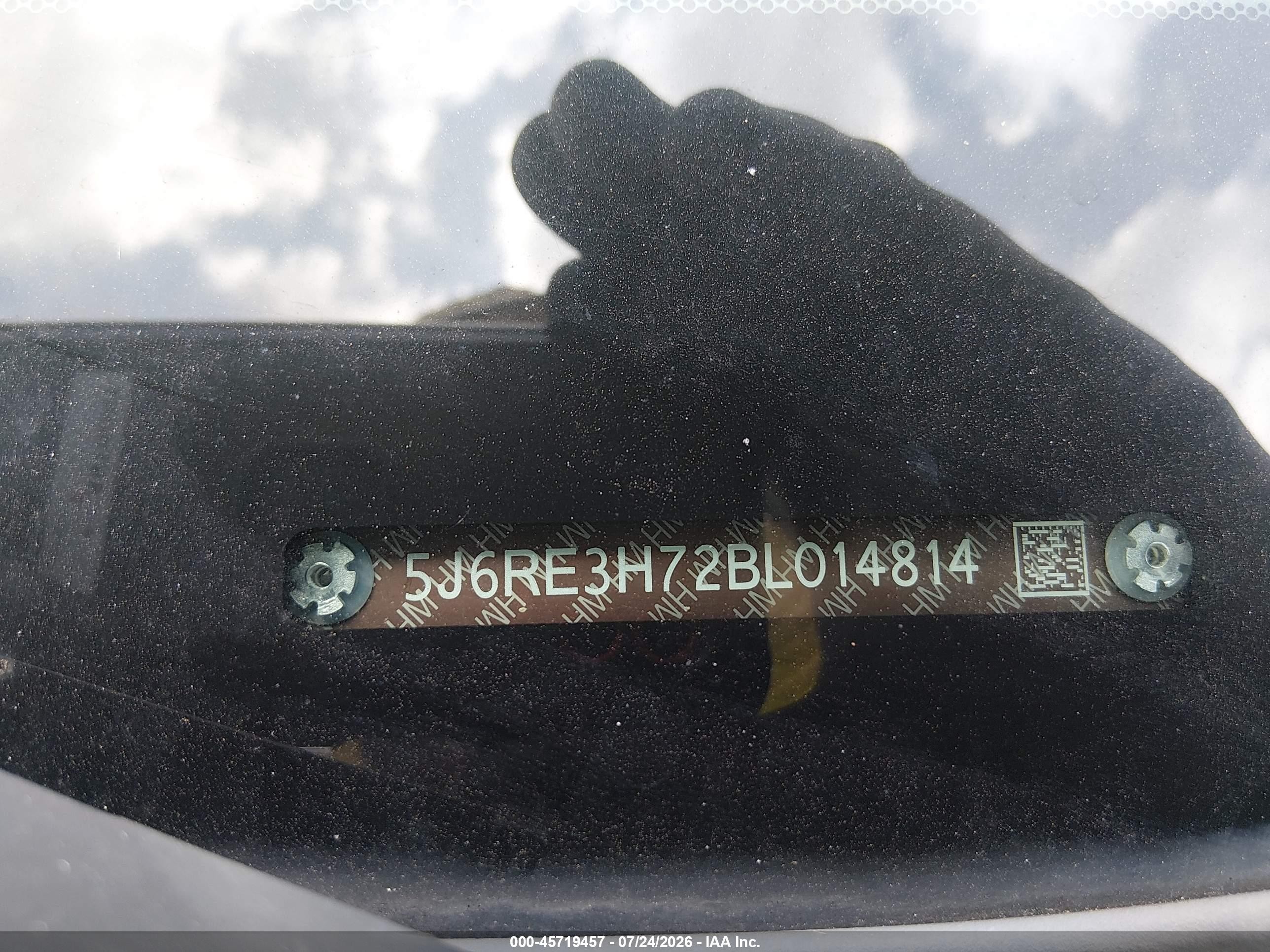 2011 Honda Cr-v Ex-l Серебряный vin: 5J6RE3H72BL014814