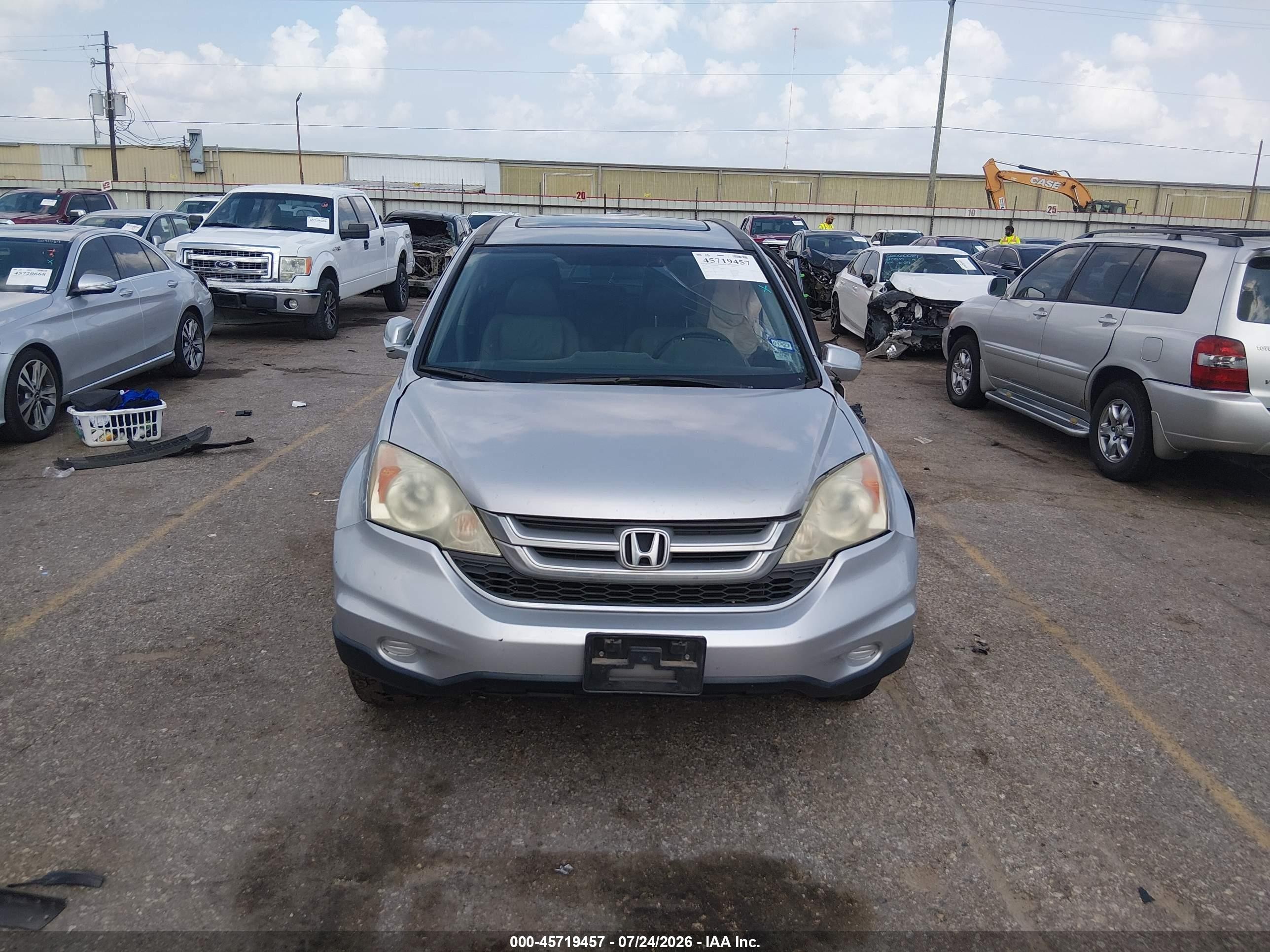 2011 Honda Cr-v Ex-l Серебряный vin: 5J6RE3H72BL014814
