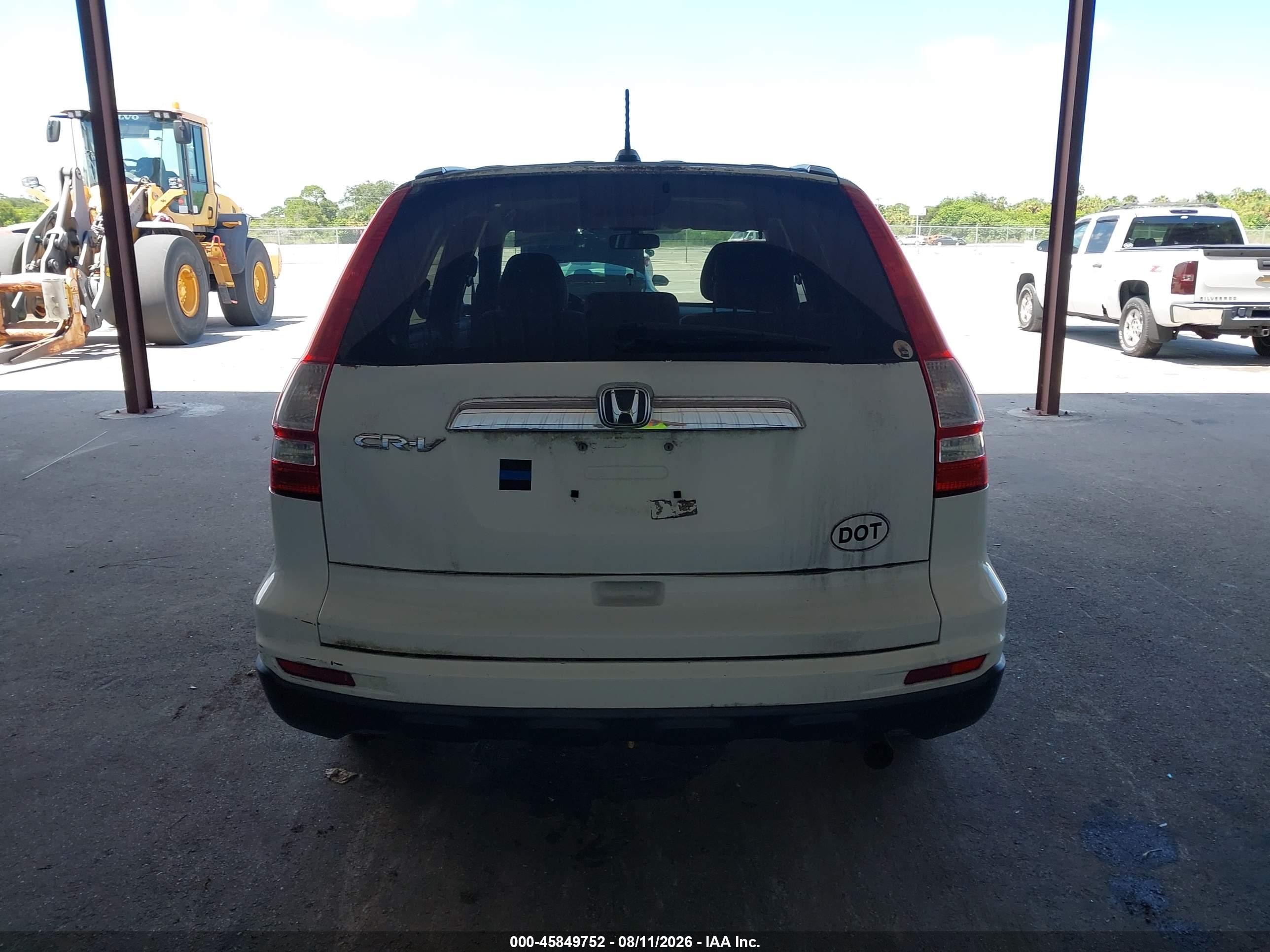 2011 Honda Cr-v Ex-l White vin: 5J6RE3H72BL015882
