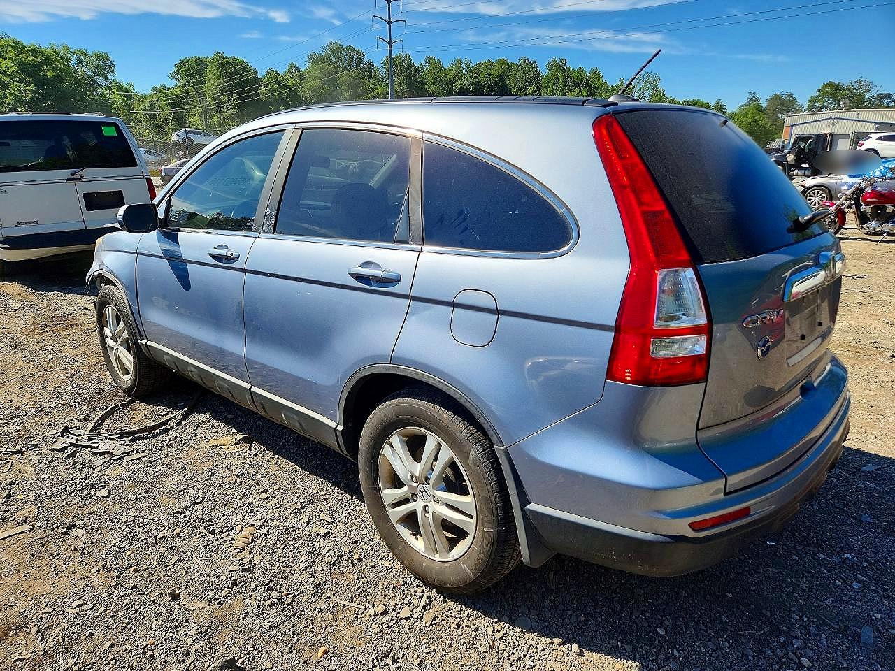 2011 Honda Cr-v Exl Blue vin: 5J6RE3H72BL026932