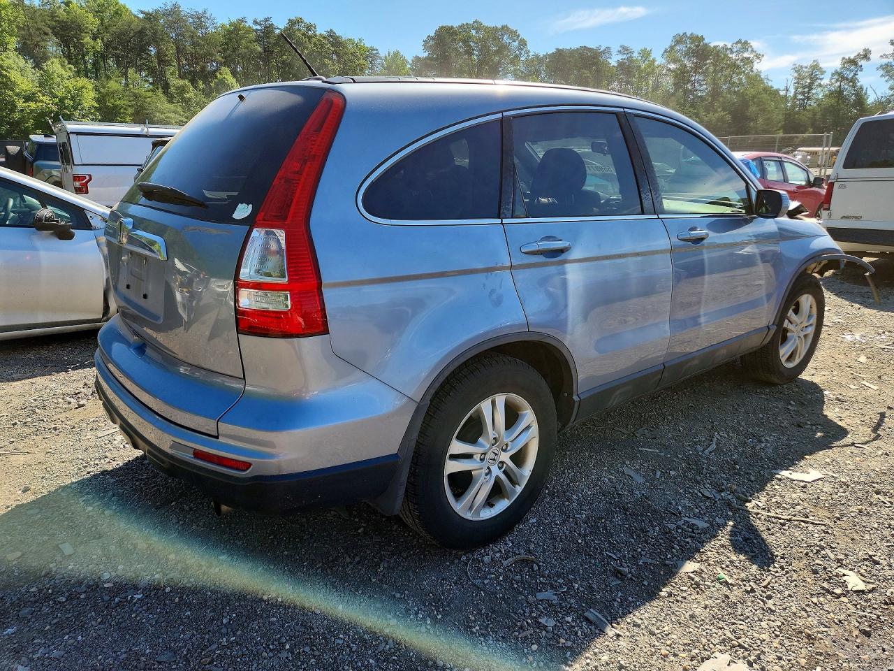 2011 Honda Cr-v Exl Blue vin: 5J6RE3H72BL026932