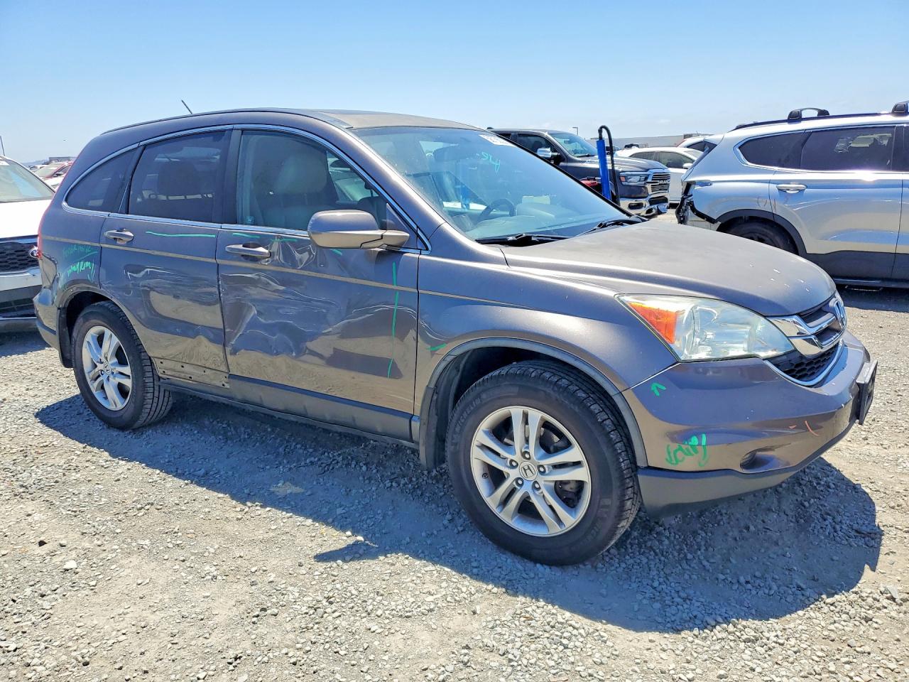 2011 Honda Cr-v Exl Brown vin: 5J6RE3H72BL059333