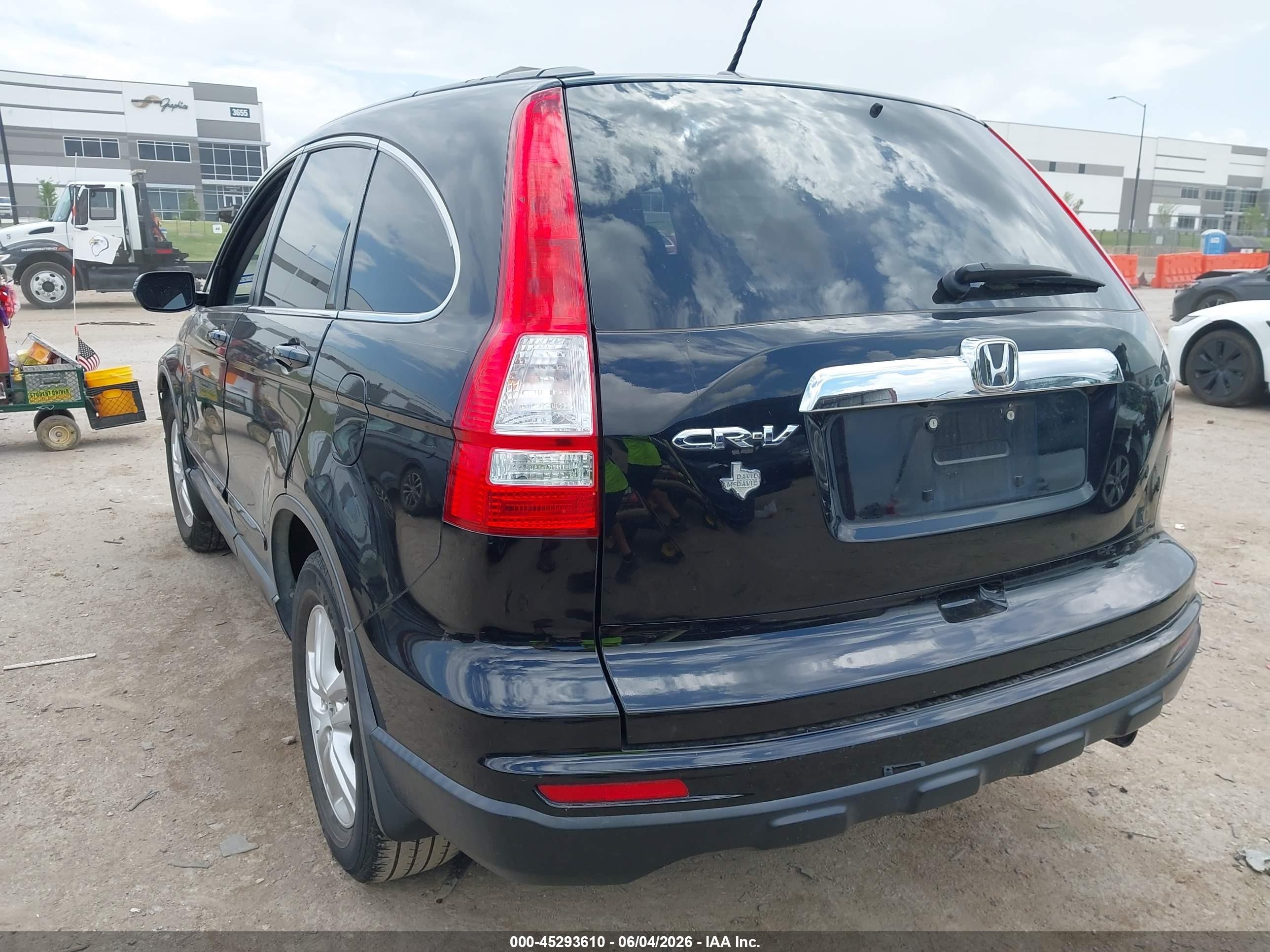 2011 Honda Cr-v Ex-l Black vin: 5J6RE3H72BL060210