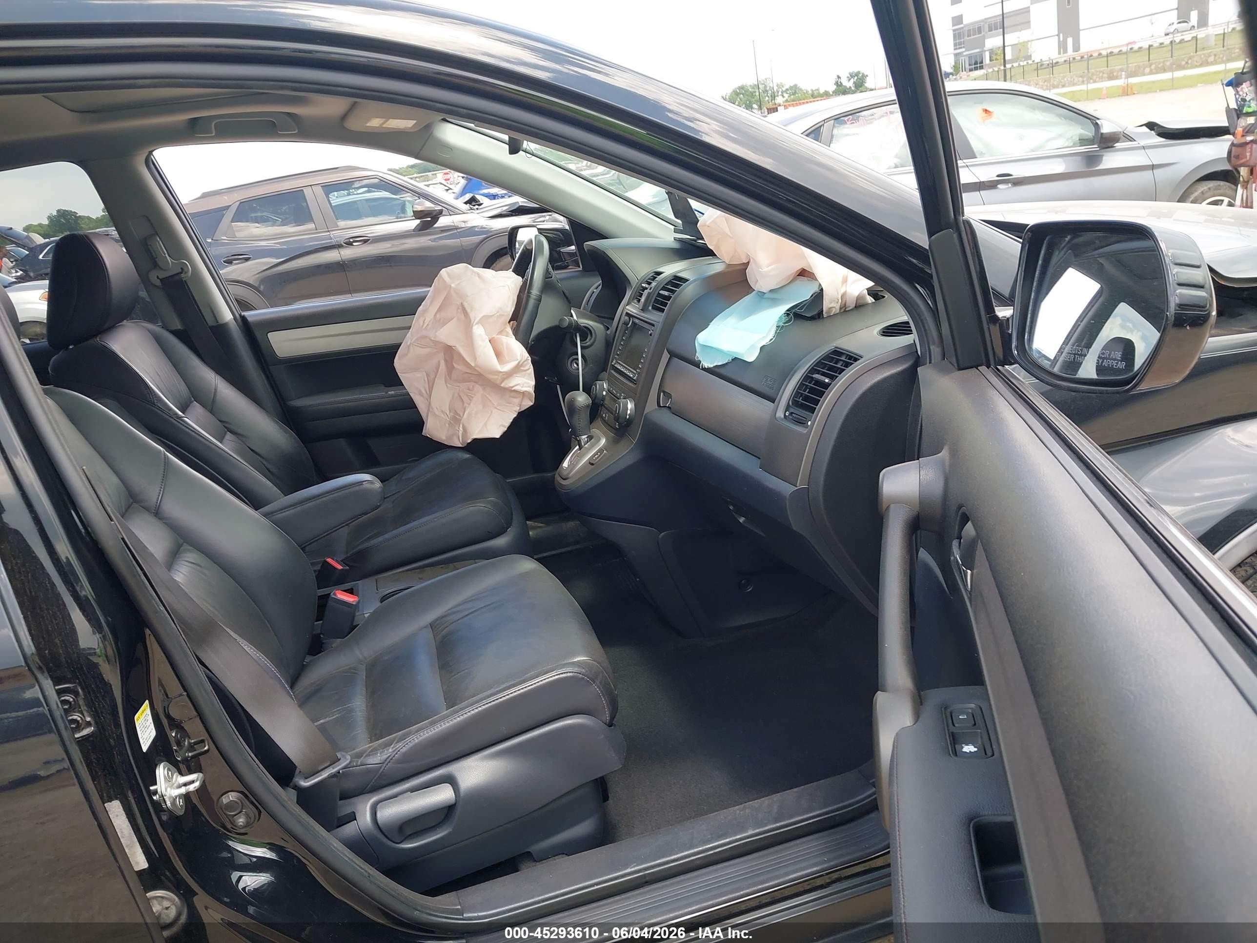 2011 Honda Cr-v Ex-l Black vin: 5J6RE3H72BL060210