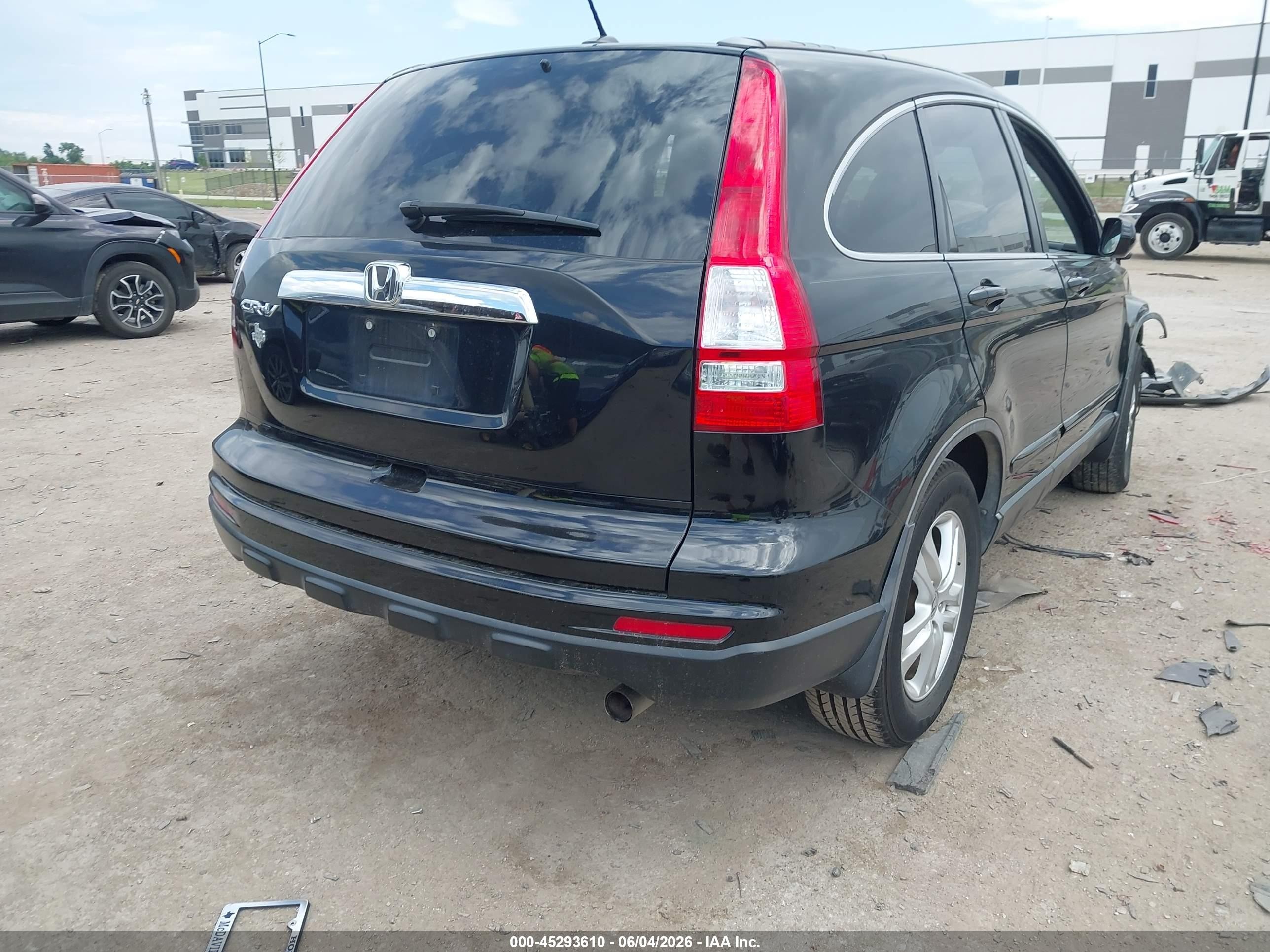 2011 Honda Cr-v Ex-l Black vin: 5J6RE3H72BL060210