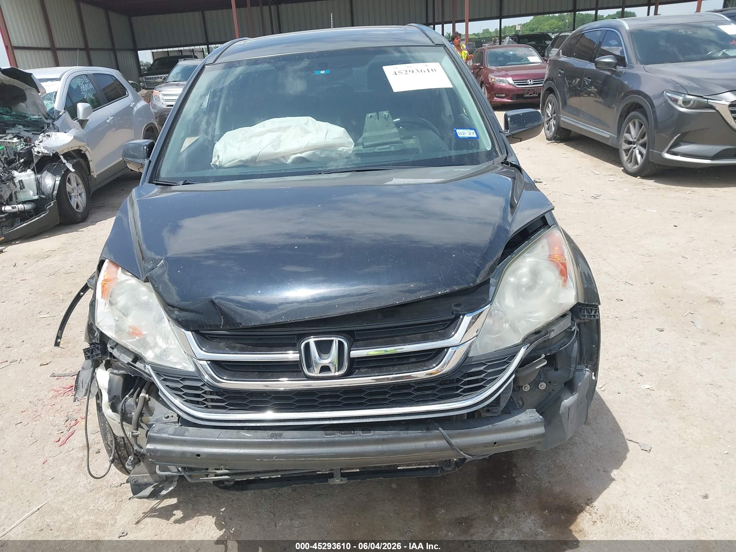 2011 Honda Cr-v Ex-l Black vin: 5J6RE3H72BL060210