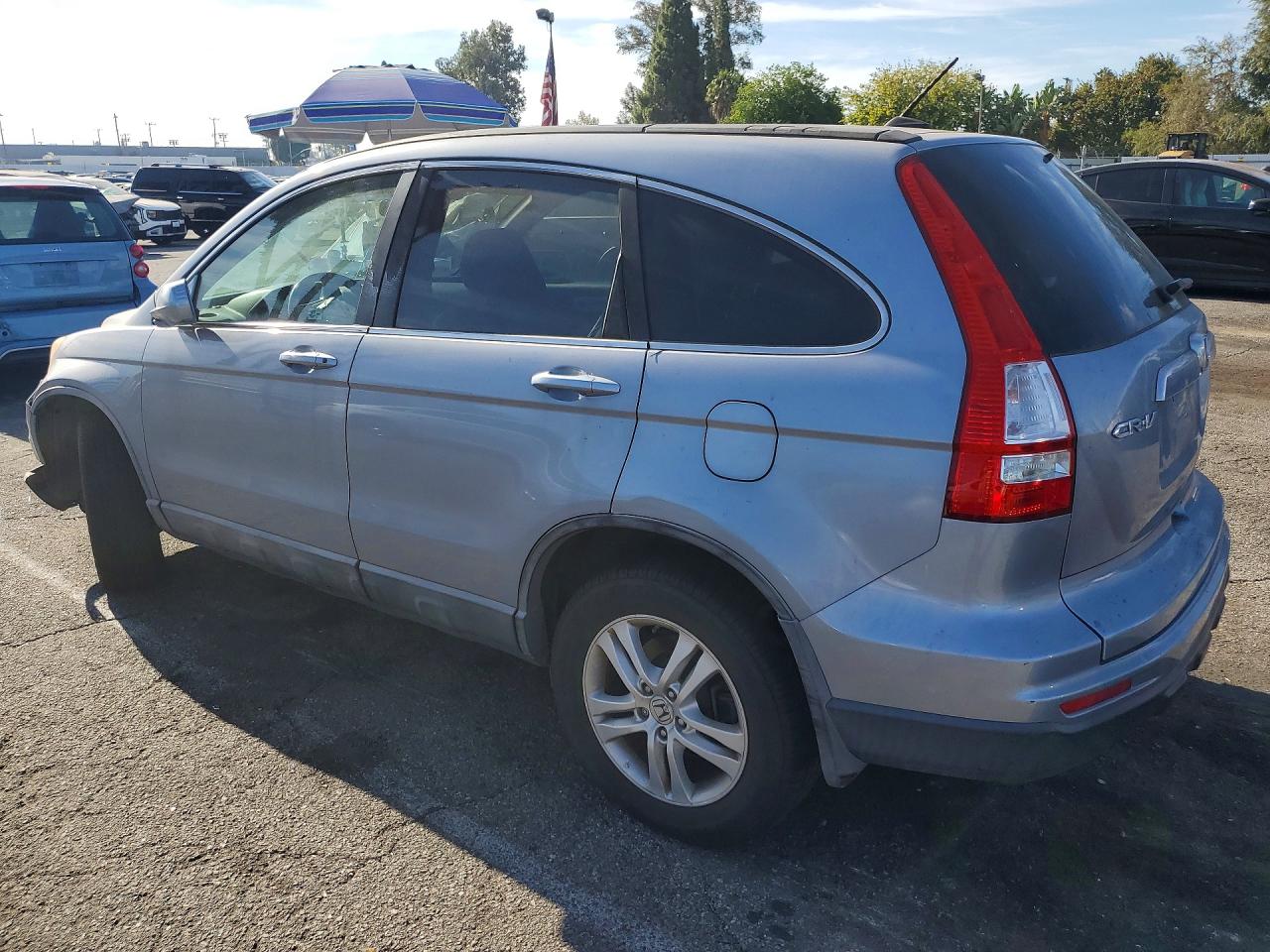 2010 Honda Cr-v Exl Blue vin: 5J6RE3H73AL006381
