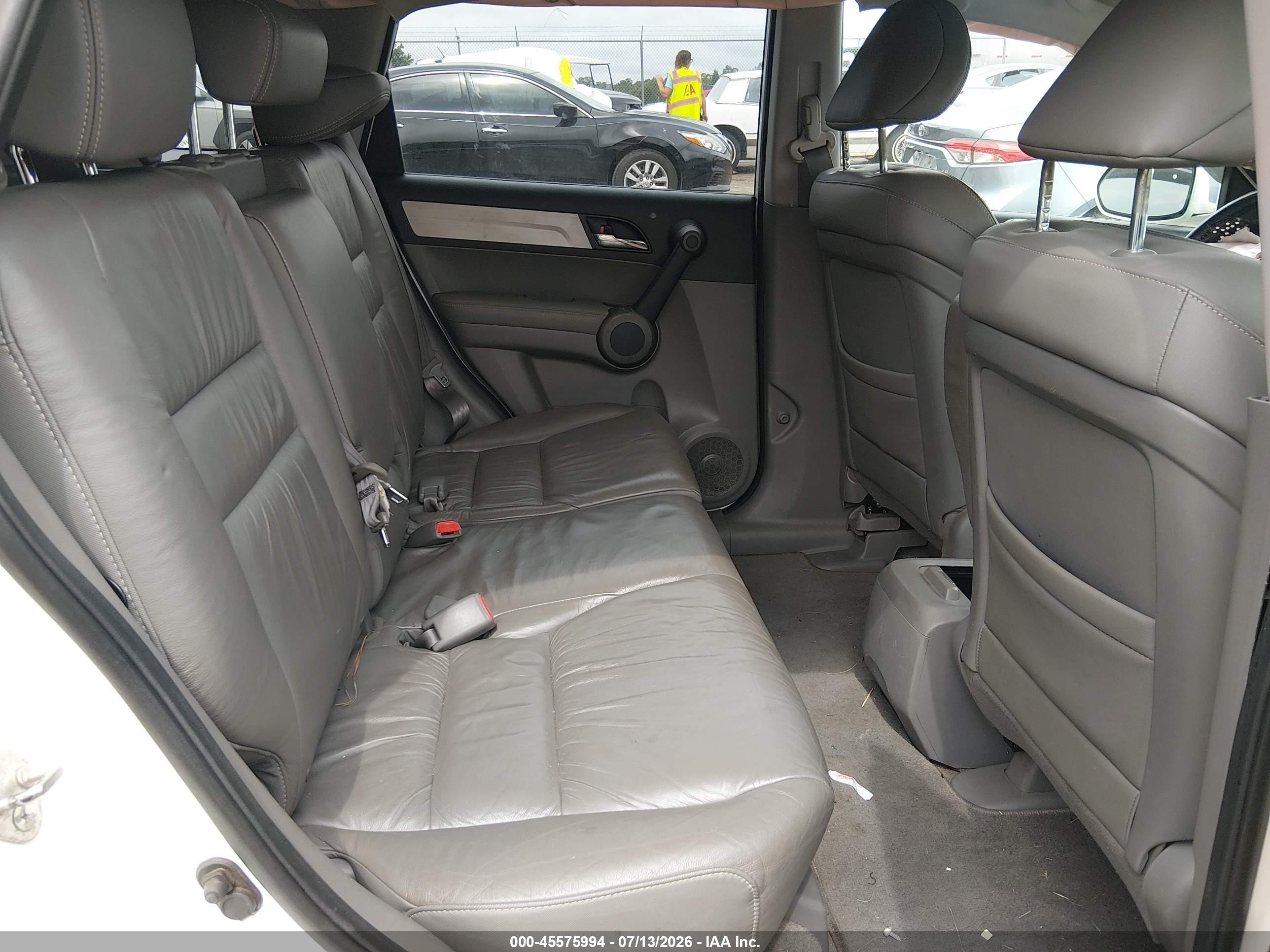 2010 Honda Cr-v Ex-l White vin: 5J6RE3H73AL019597