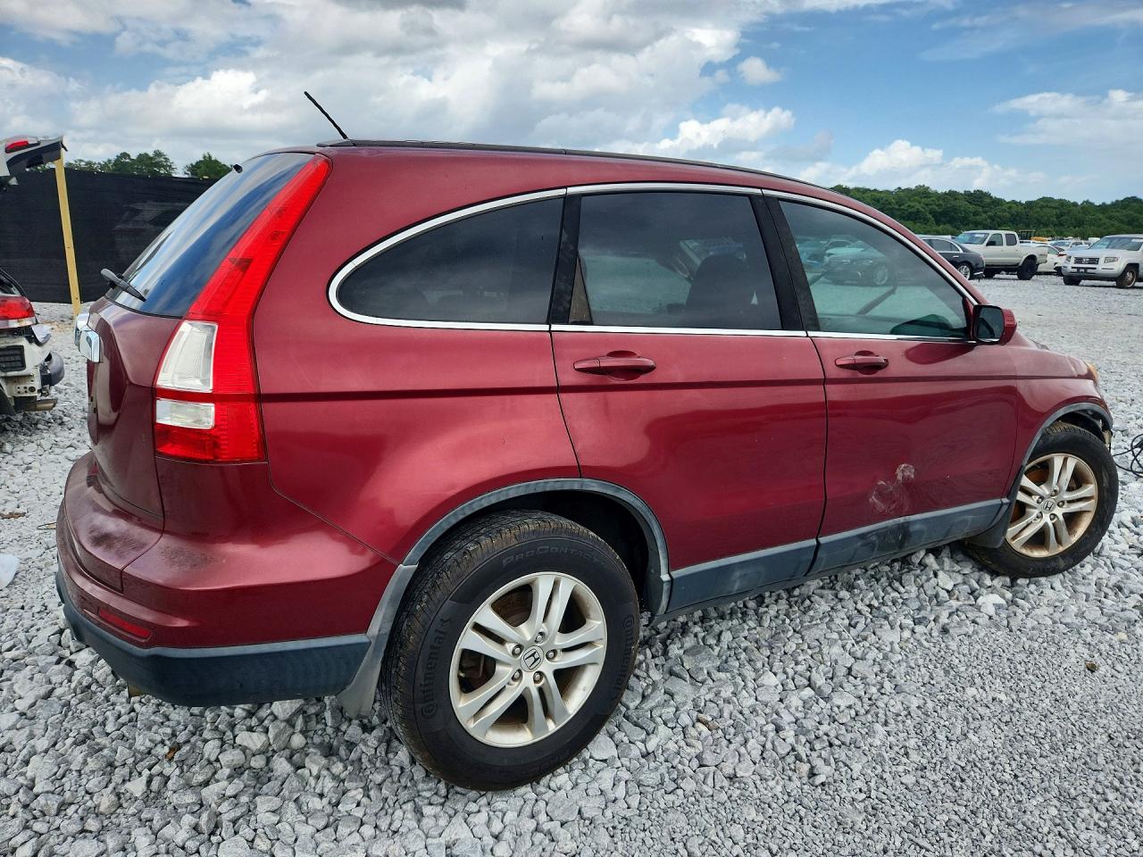2010 Honda Cr-v Exl Бордовый vin: 5J6RE3H73AL036951