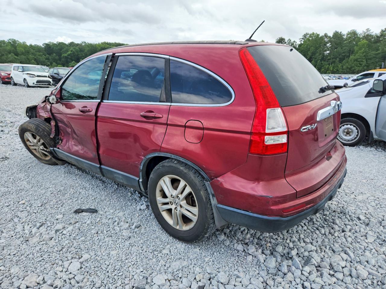 2010 Honda Cr-v Exl Бордовый vin: 5J6RE3H73AL036951