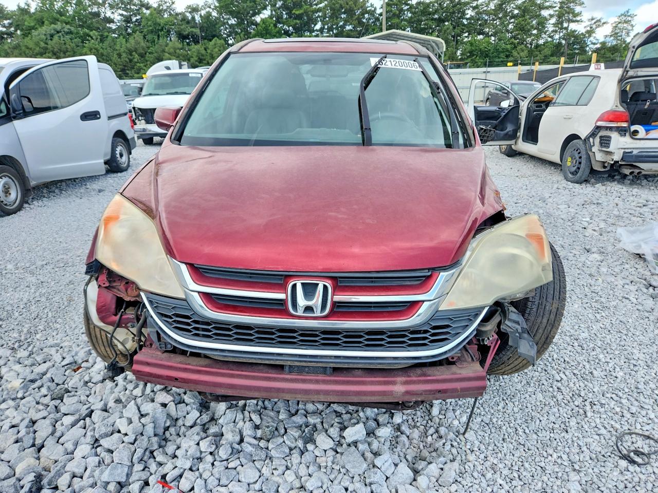 2010 Honda Cr-v Exl Бордовый vin: 5J6RE3H73AL036951