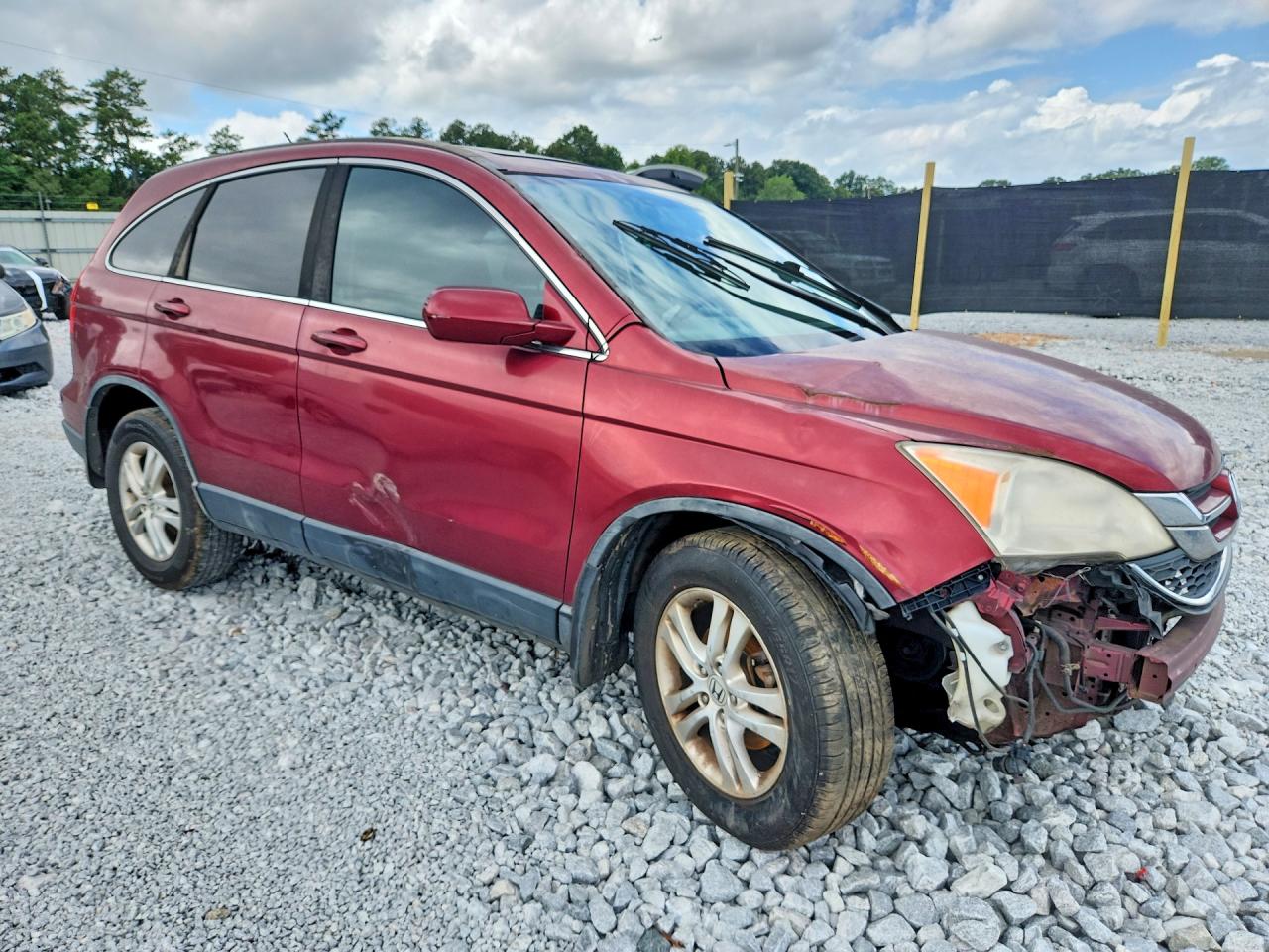 2010 Honda Cr-v Exl Бордовый vin: 5J6RE3H73AL036951