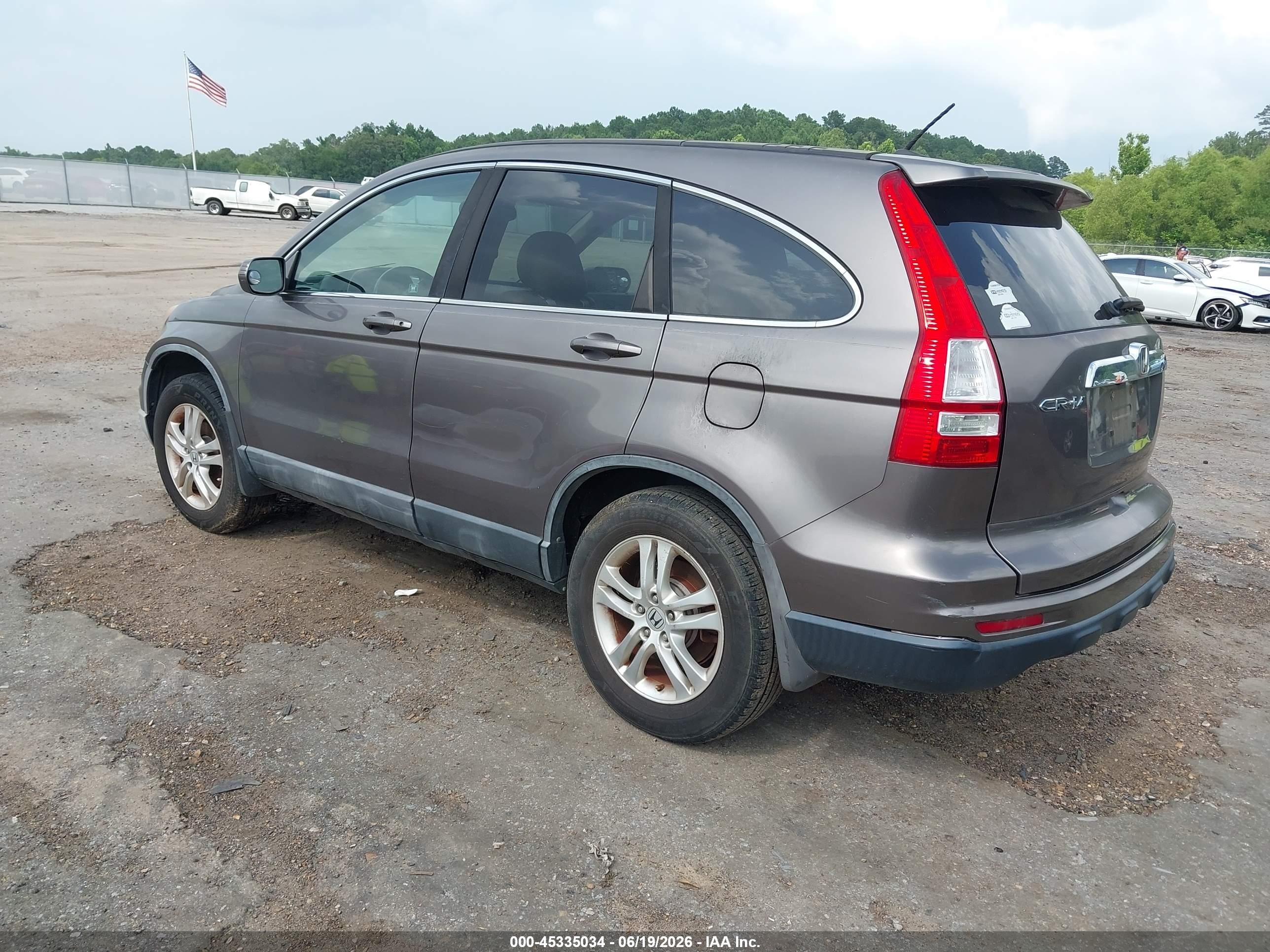 2010 Honda Cr-v Ex-l Gray vin: 5J6RE3H73AL048386