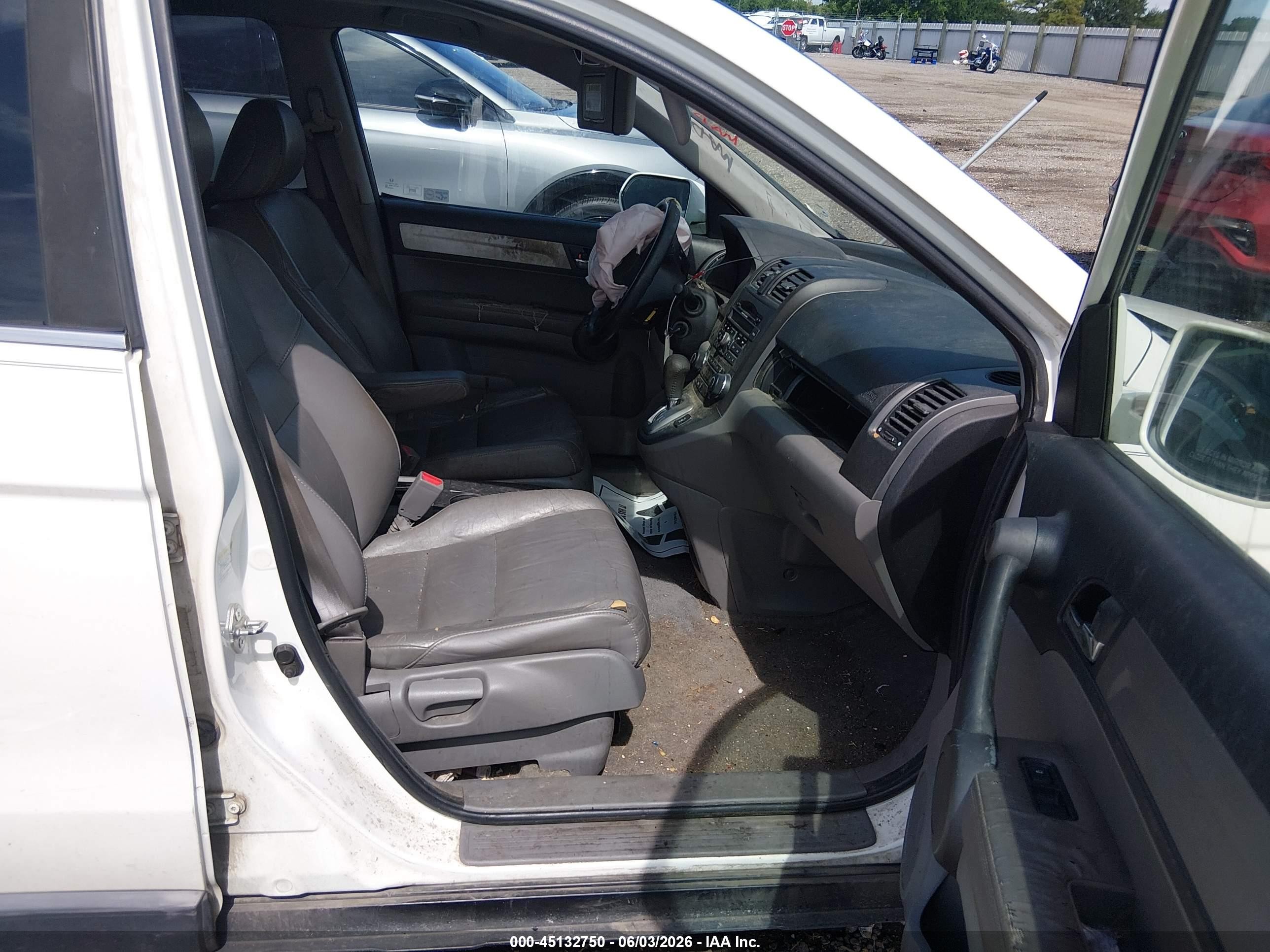 2010 Honda Cr-v Ex-l White vin: 5J6RE3H73AL049540