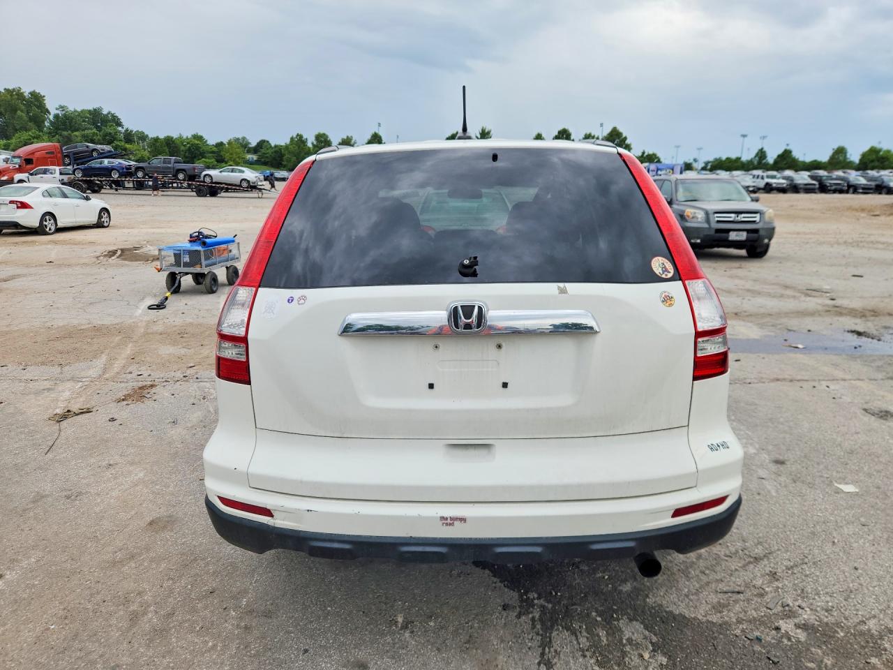 2011 Honda Cr-v Exl White vin: 5J6RE3H73BL020427