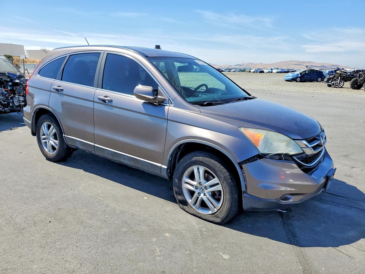 2011 Honda Cr-v Exl Brown vin: 5J6RE3H73BL033503