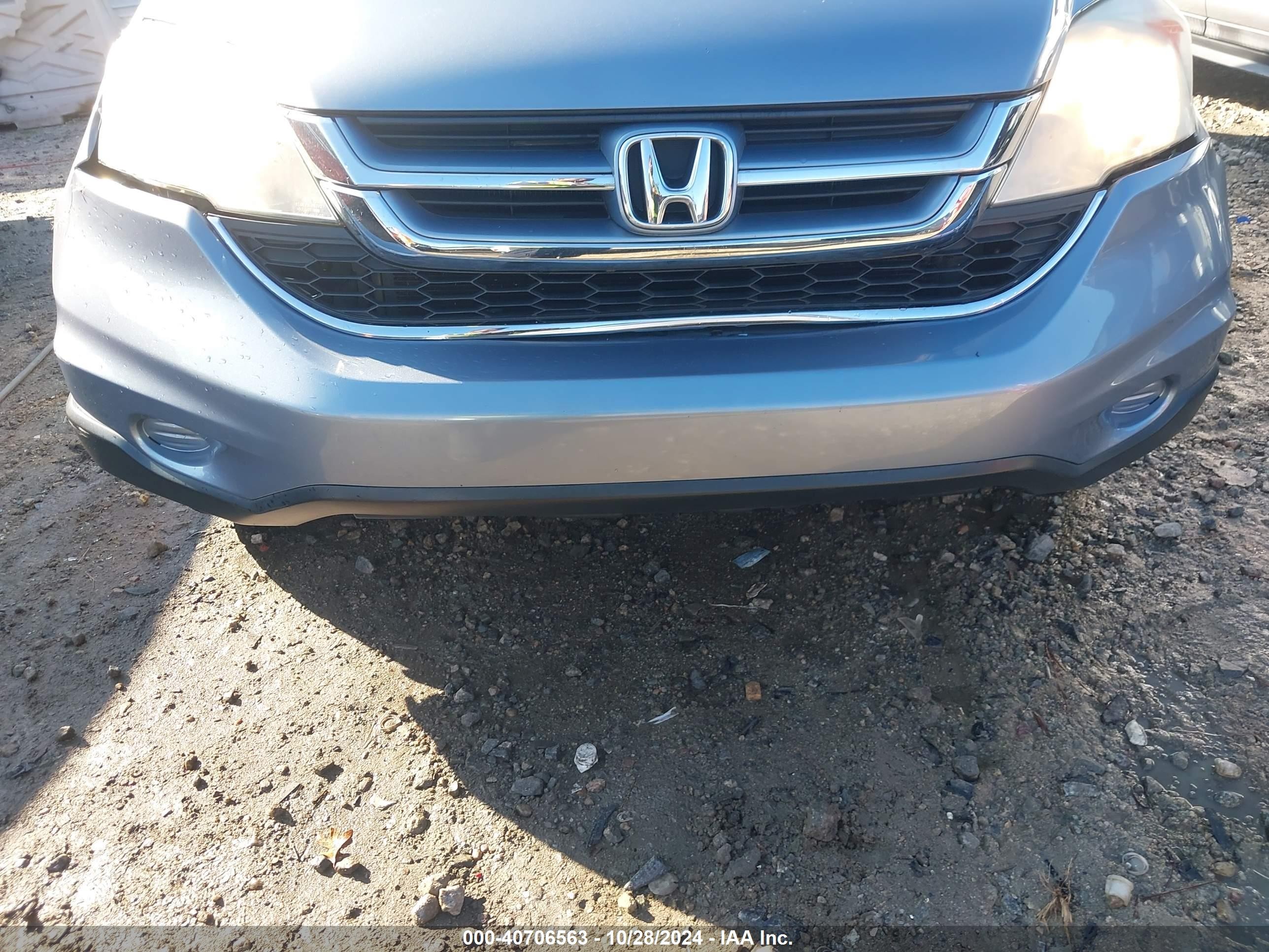 2011 Honda Cr-v Ex-l Light Blue vin: 5J6RE3H73BL048776