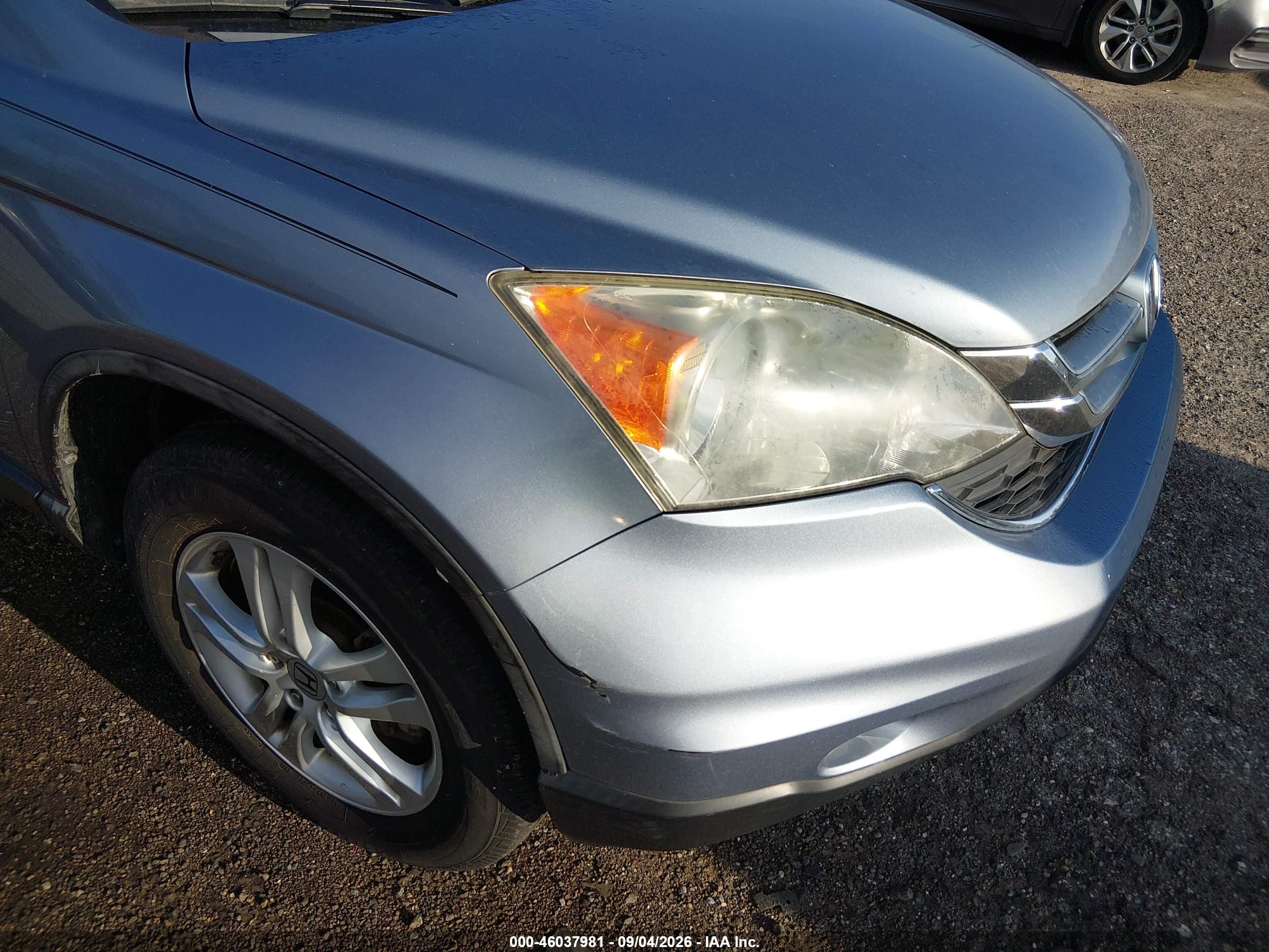 2011 Honda Cr-v Ex-l Blue vin: 5J6RE3H73BL050981