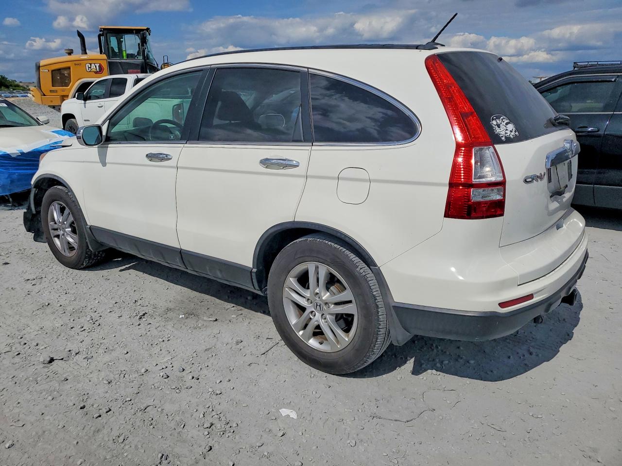 2011 Honda Cr-v Exl White vin: 5J6RE3H73BL051841